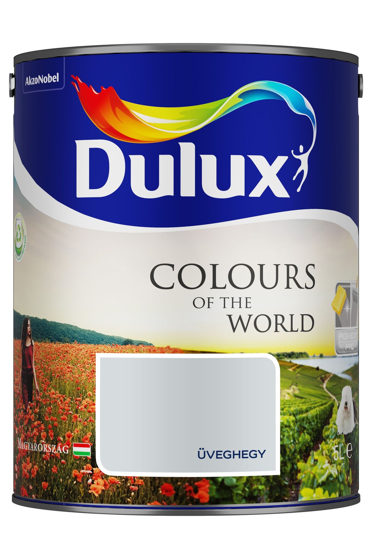 Dulux A Nagyvilág Színei Üveghegy 5L – Kék, Beltéri falfesték