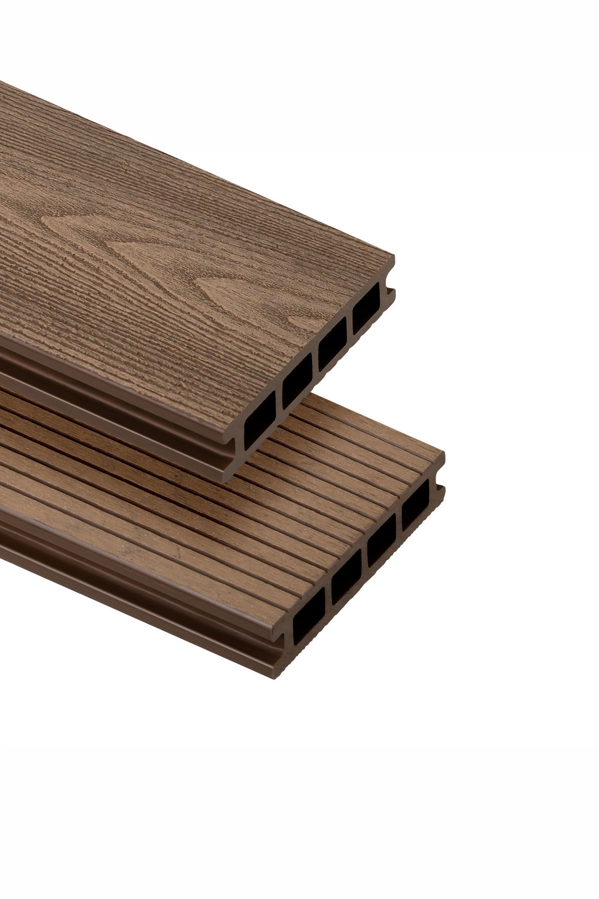 Bergdeck S140 WPC teraszpadló - Sötét tikfa