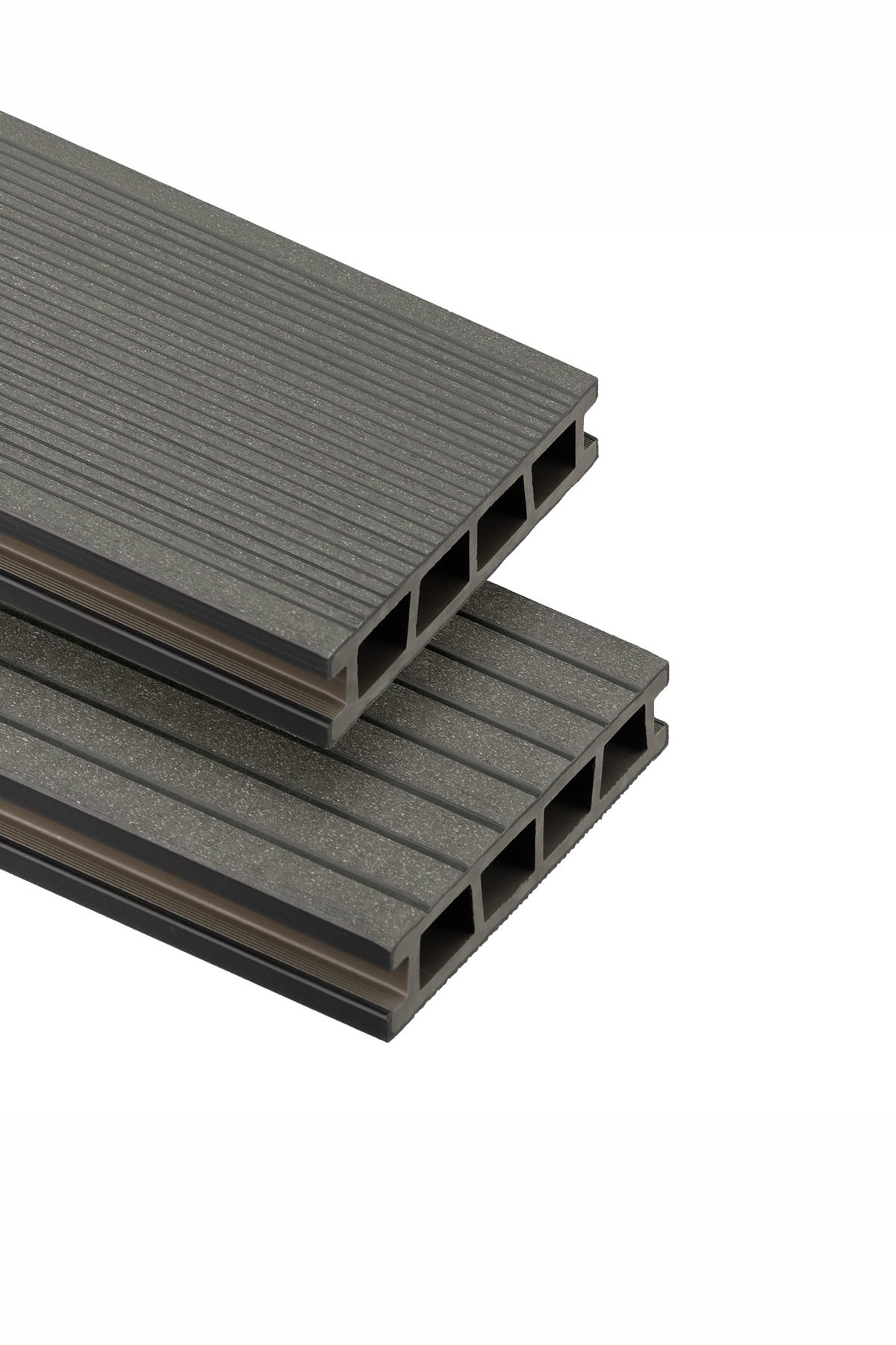 Bergdeck B150 WPC teraszpadló - Fekete, 400 cm