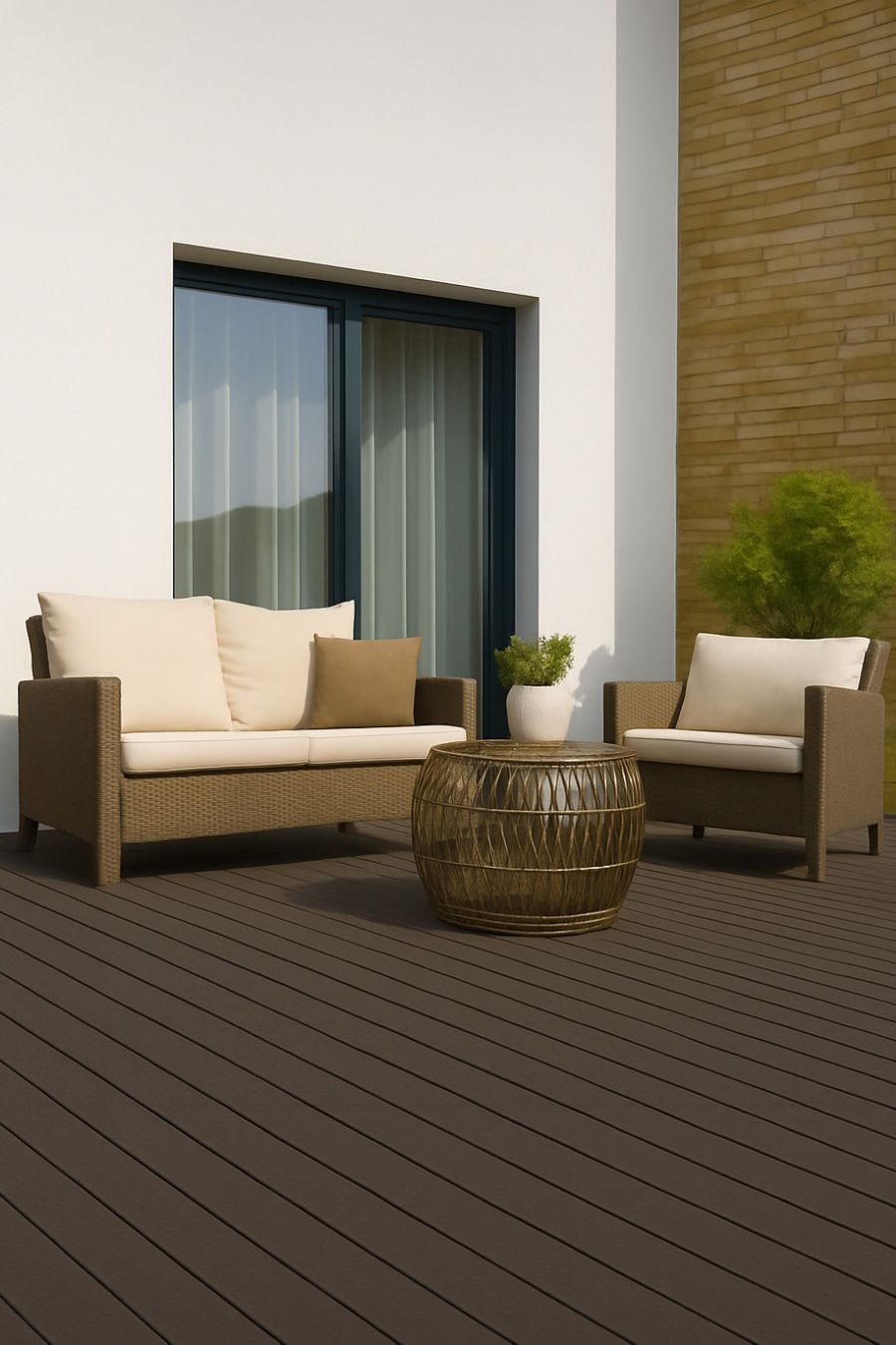 Bergdeck ECO WPC teraszpadló - Dió