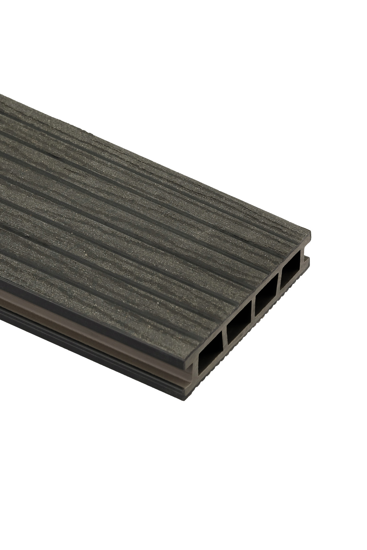 Bergdeck Wood WPC teraszpadló - Fekete