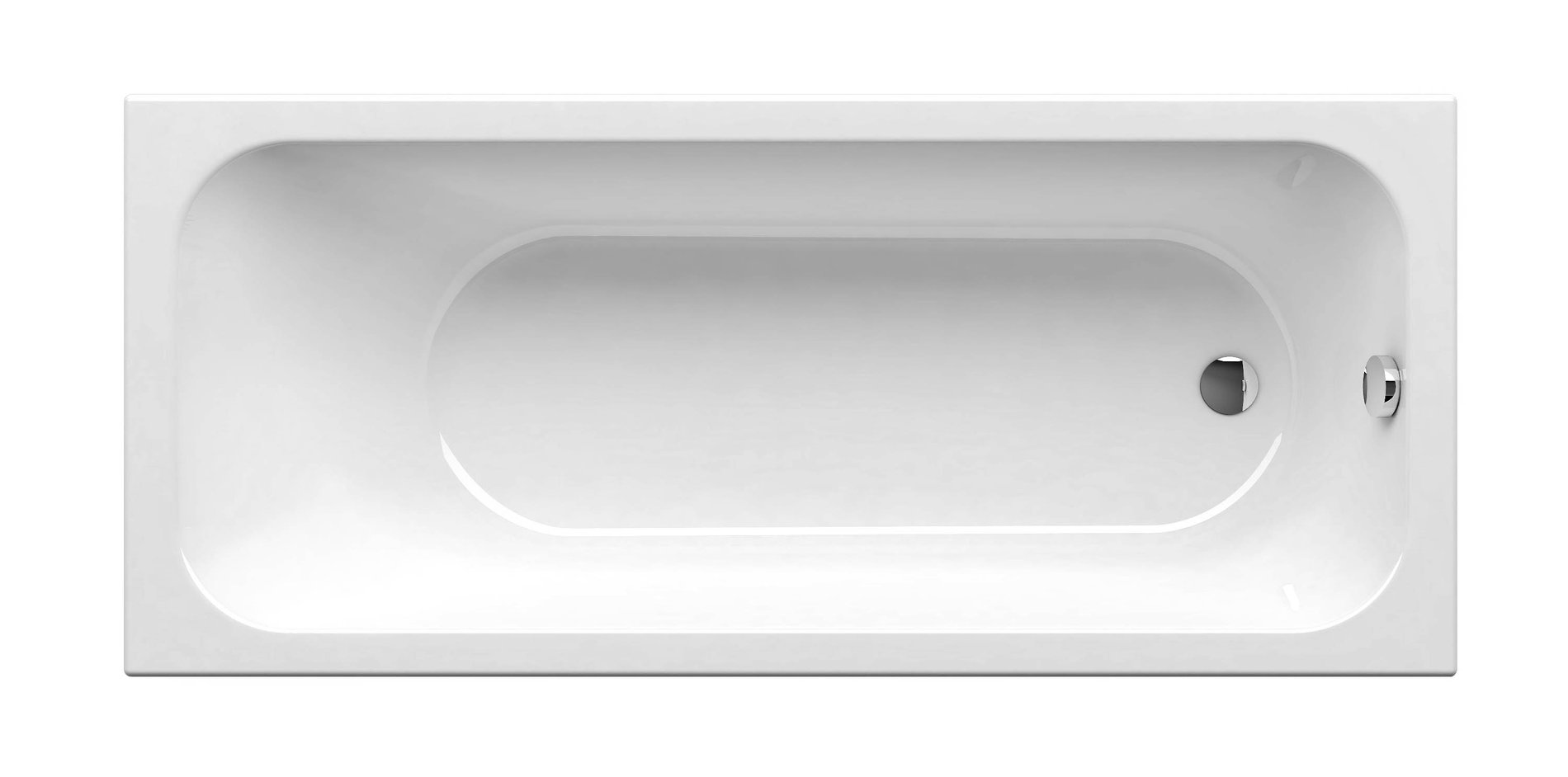Ravak Chrome akrilkád 160x70 fehér – Téglalap alakú kádak