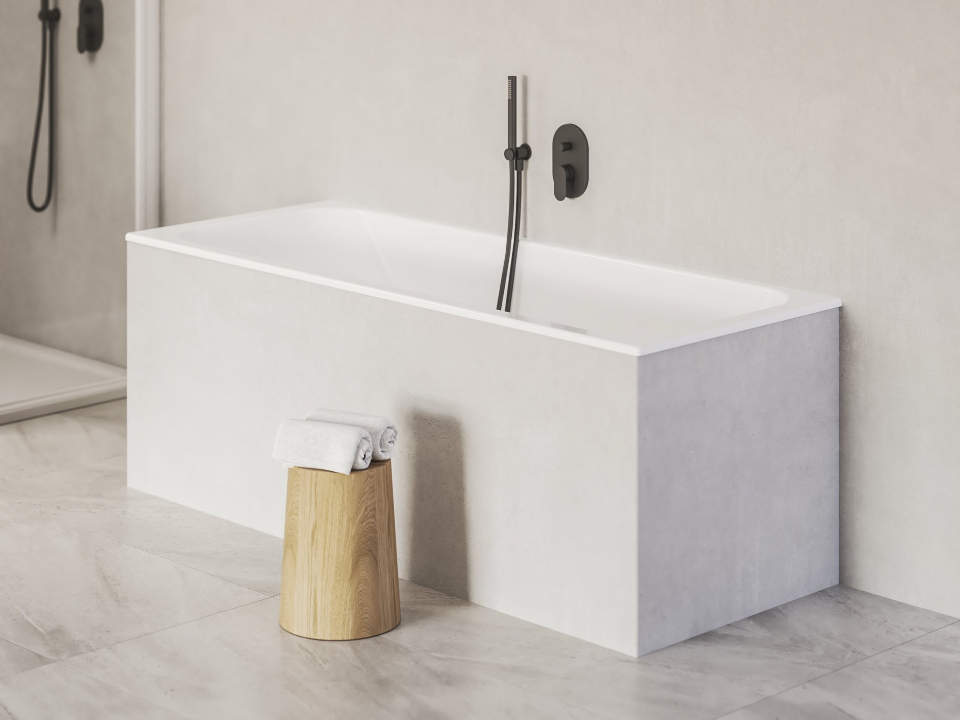 Ravak Chrome Slim kád 170x75 fehér – Téglalap alakú kádak