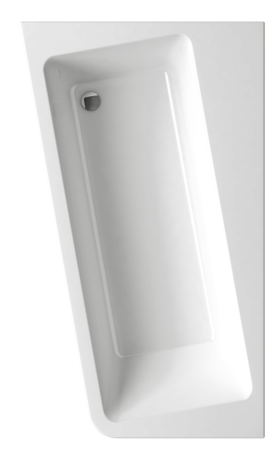 Ravak 10° akrilkád 160x95 balos fehér – Sarokkádak