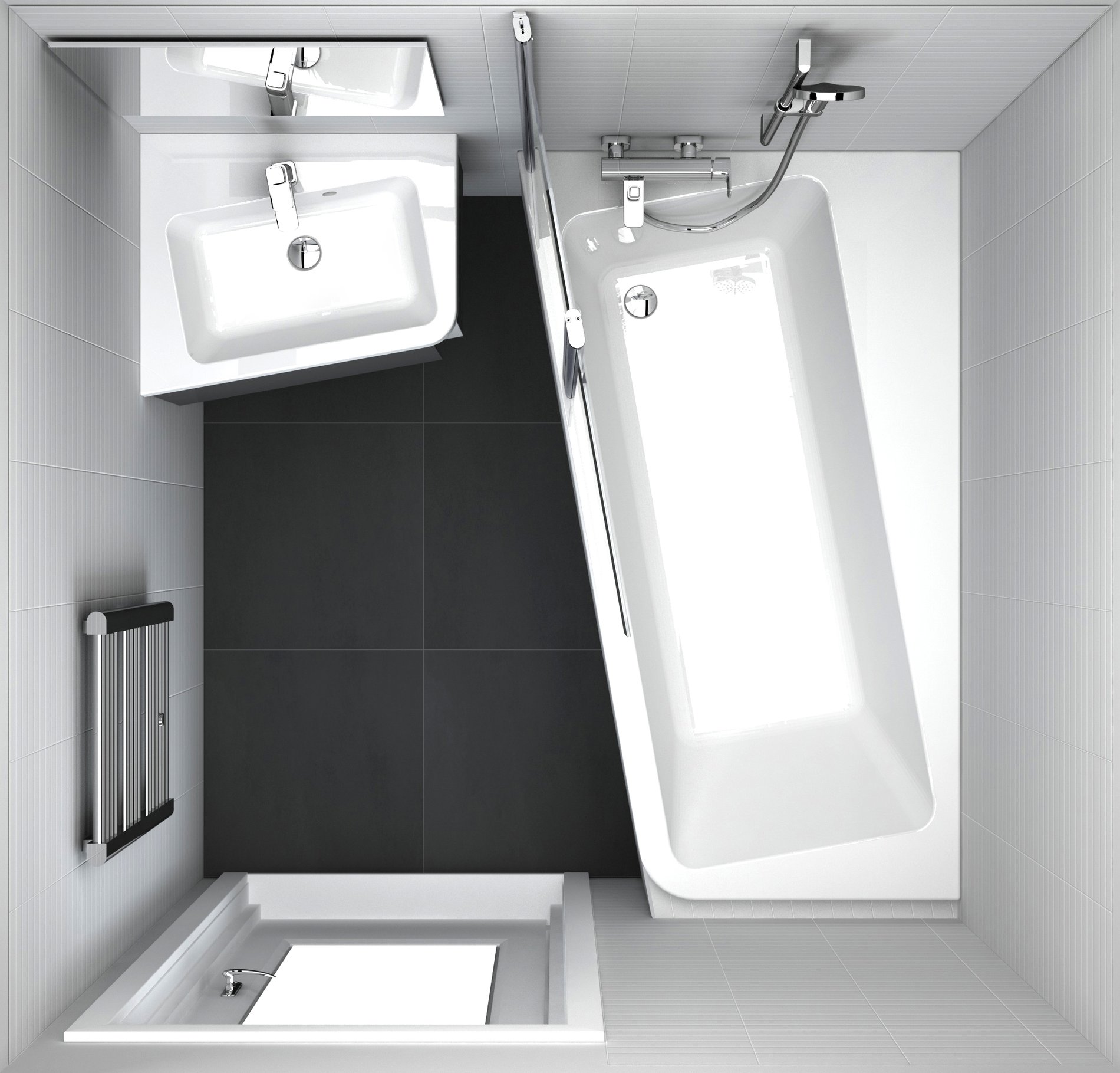 Ravak 10° akrilkád 160x95 balos fehér – Sarokkádak