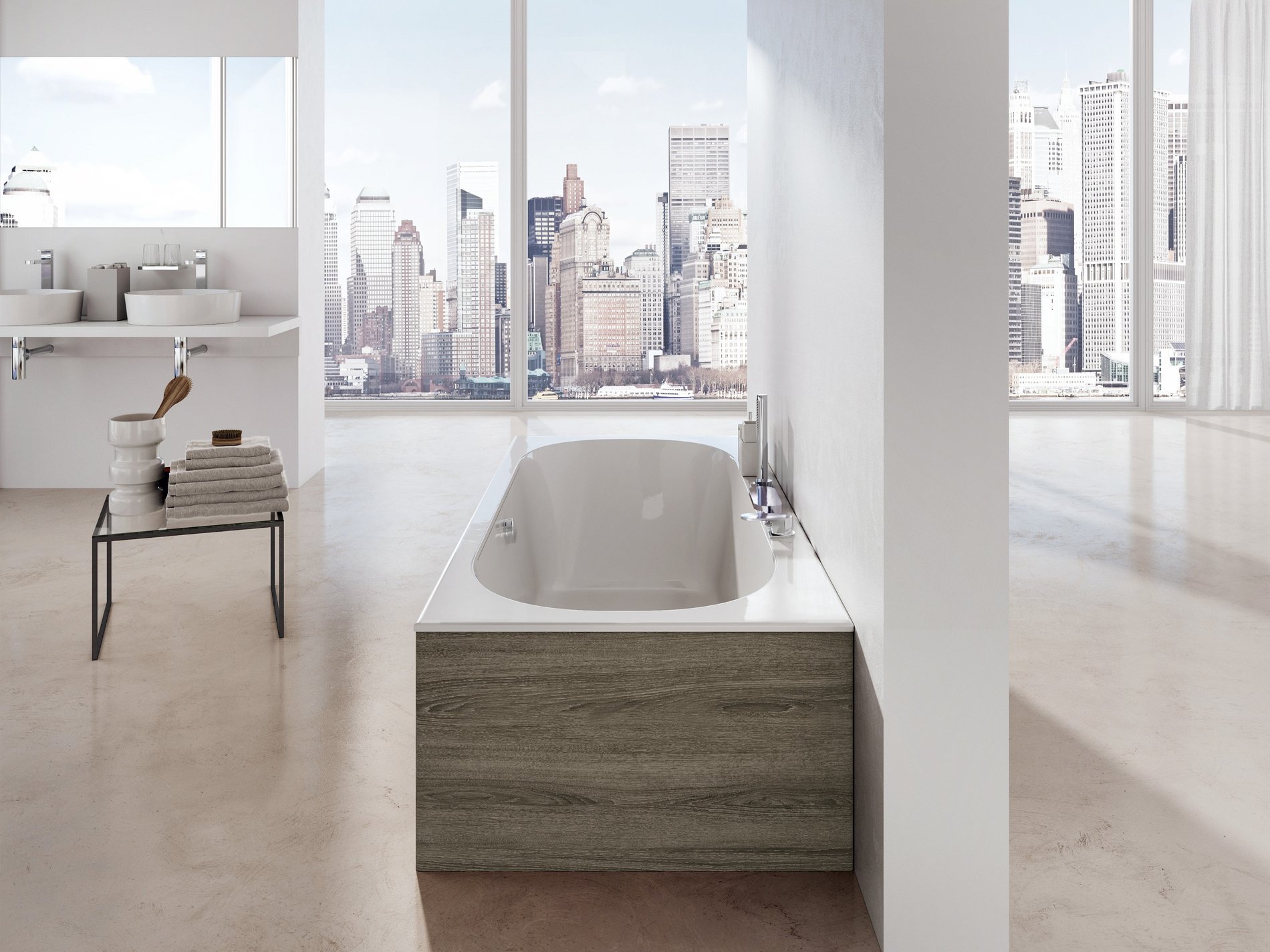 Ravak City Slim 180 x 80 akrilkád fehér – Téglalap alakú kádak