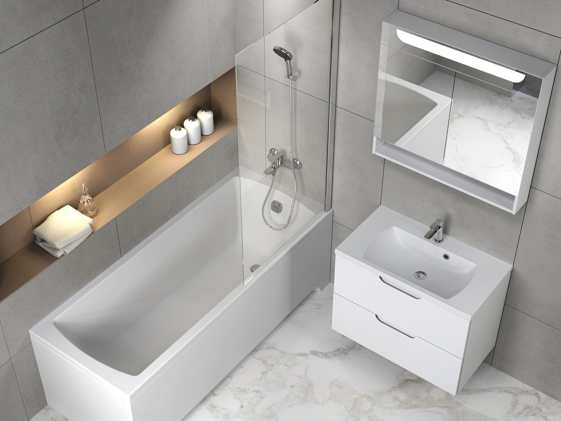 Ravak Classic II 160x70 N akrilkád fehér – Téglalap alakú kádak