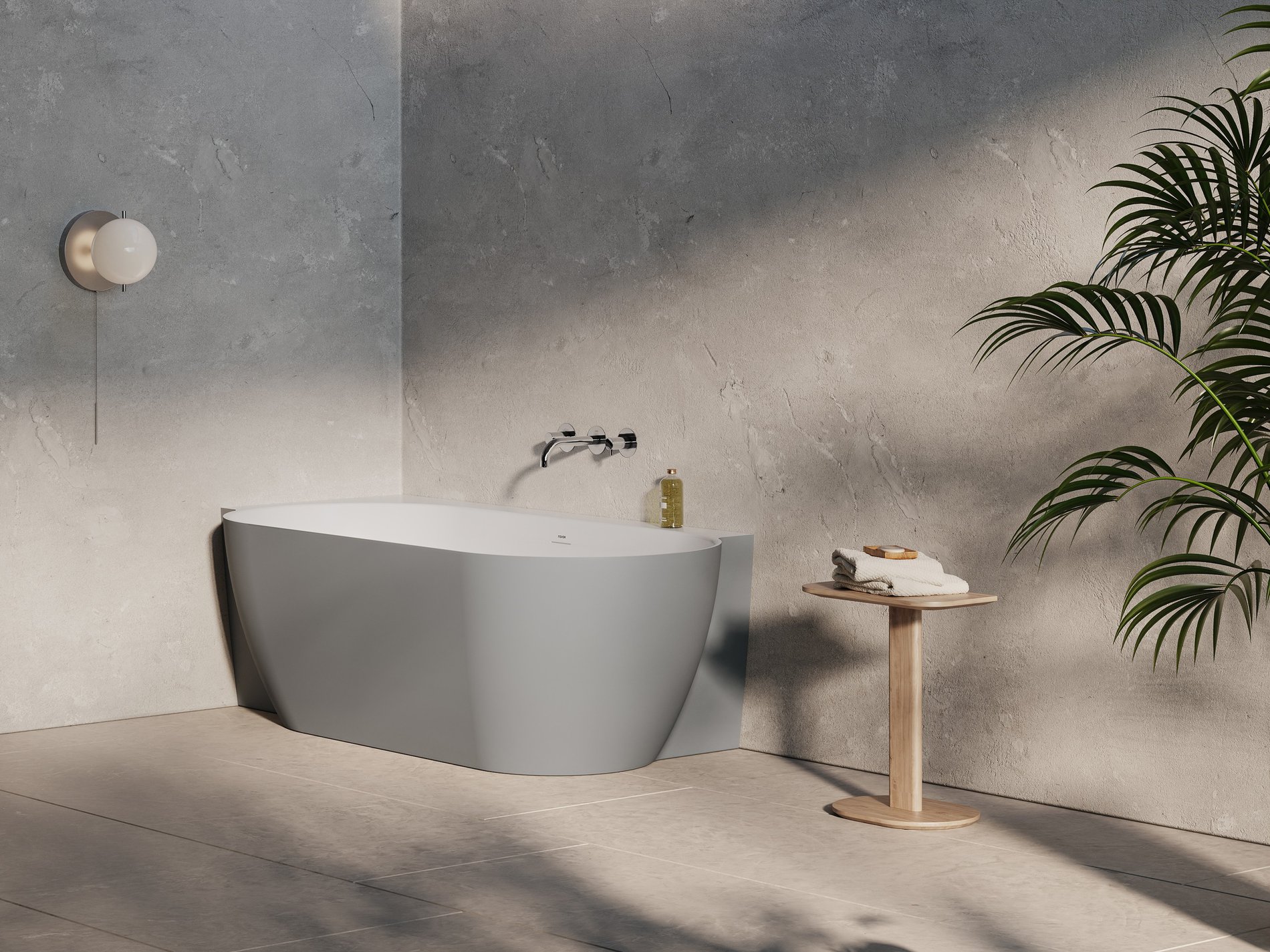 Ravak Freedom Corner II Tec 175x86 bal, akrilkád, Smoke Grey/fehér, fehér/fekete/króm lefolyó – Szabadon álló kádak