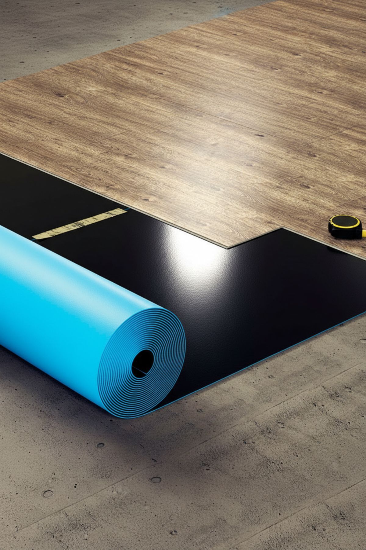 Cezar LVT alátét 10 m2, SPC padlóhoz – Kék, Padlóalátét