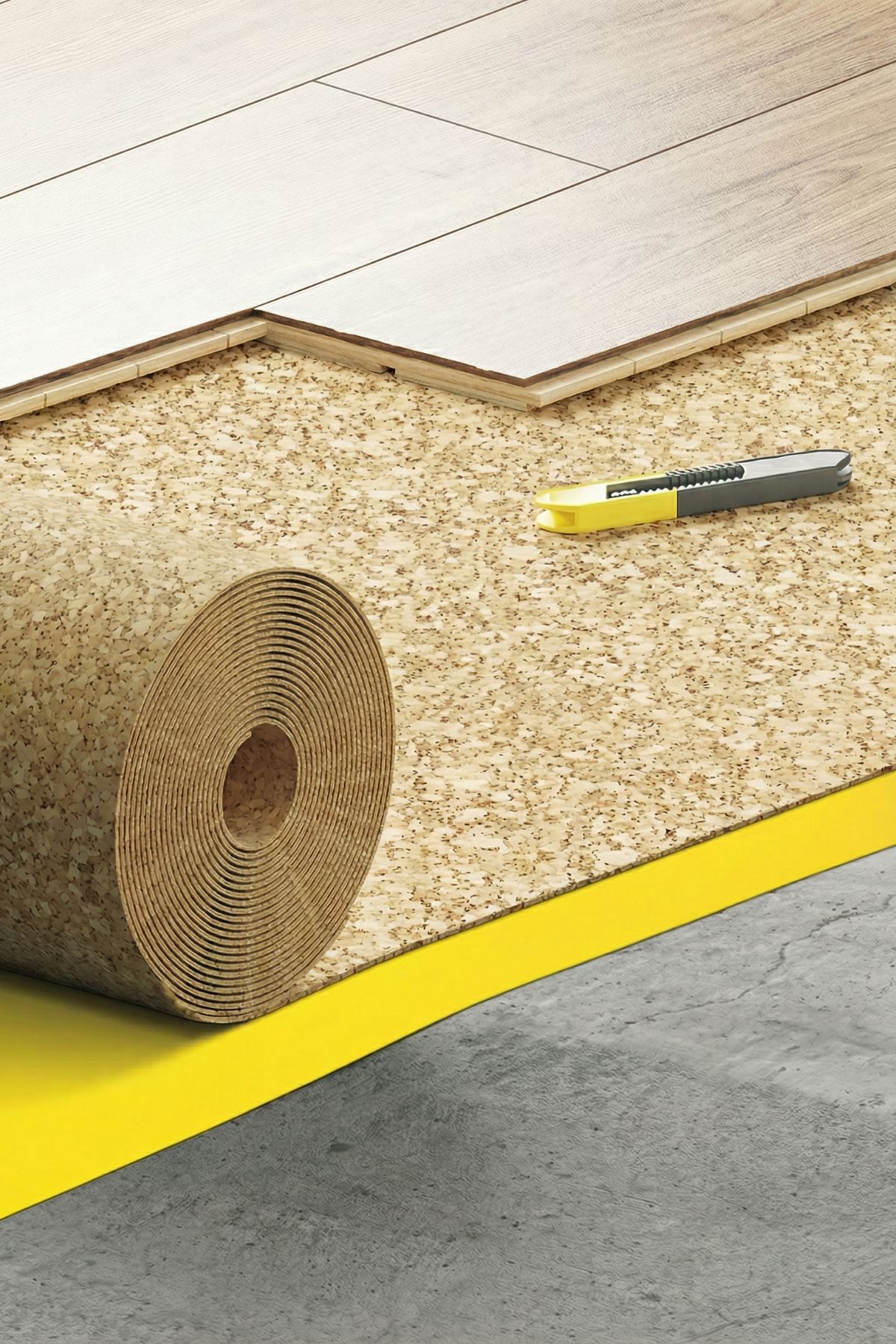 ProfiFloor Parafa alátét 10 m2 – Barna, Padlóalátét