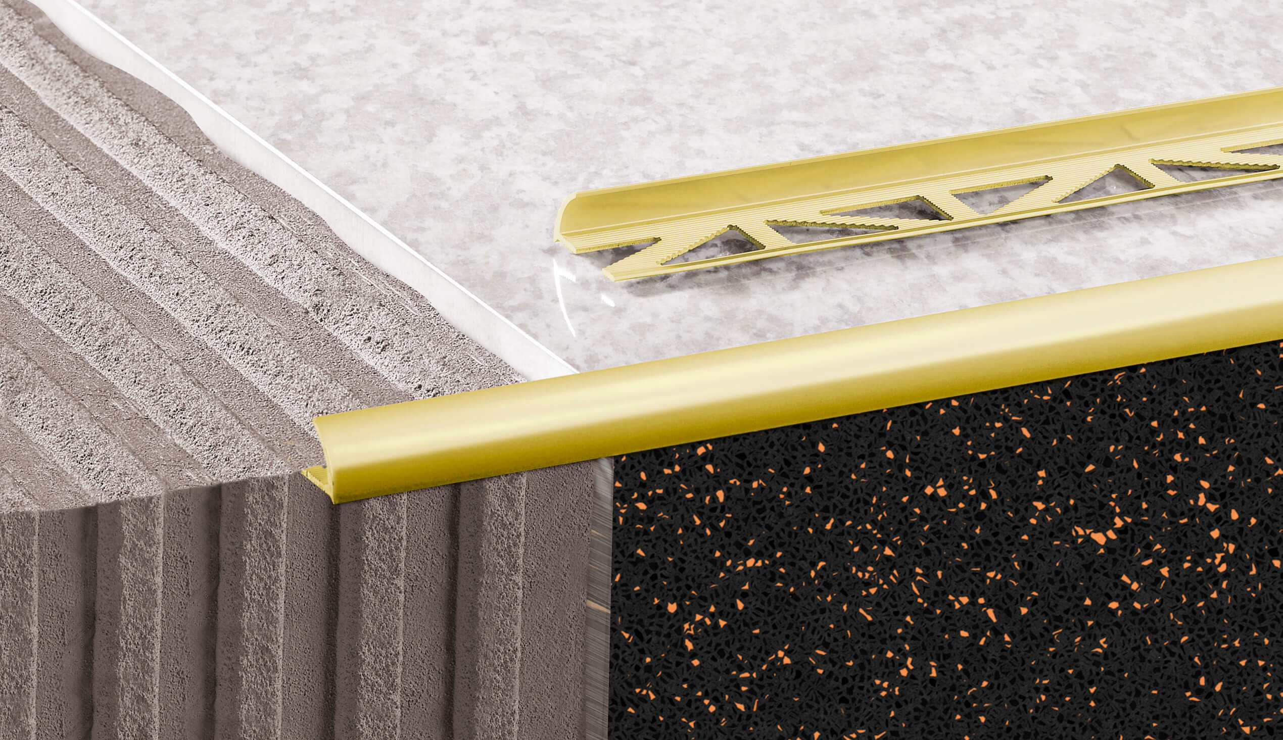 Bau Dekor RÉZ 10mm C profil sárgaréz 2,5M – Fém profilok