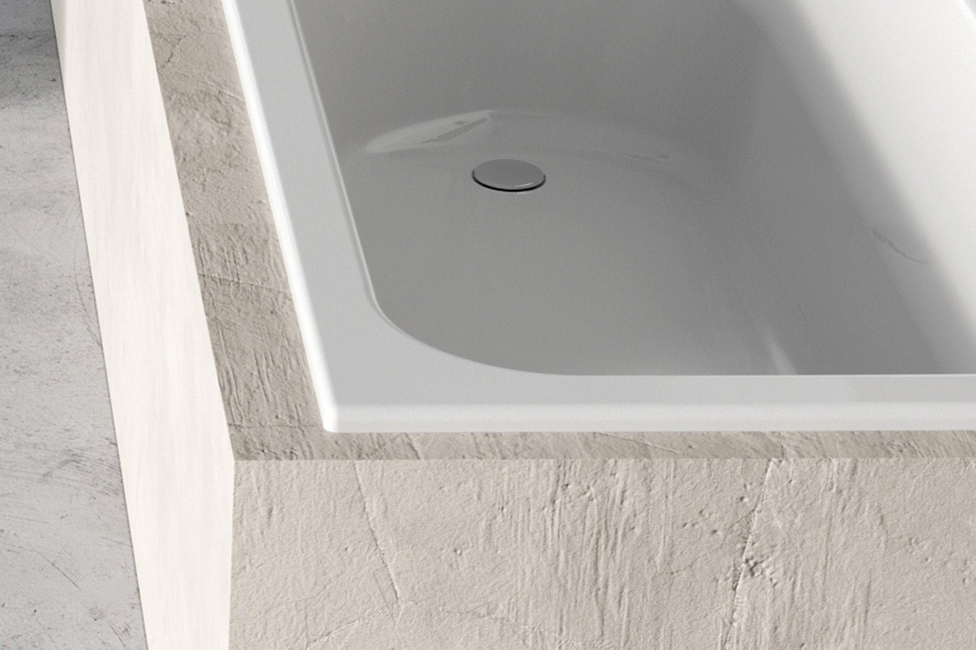 Ravak Chrome Slim kád 180x80 fehér – Téglalap alakú kádak