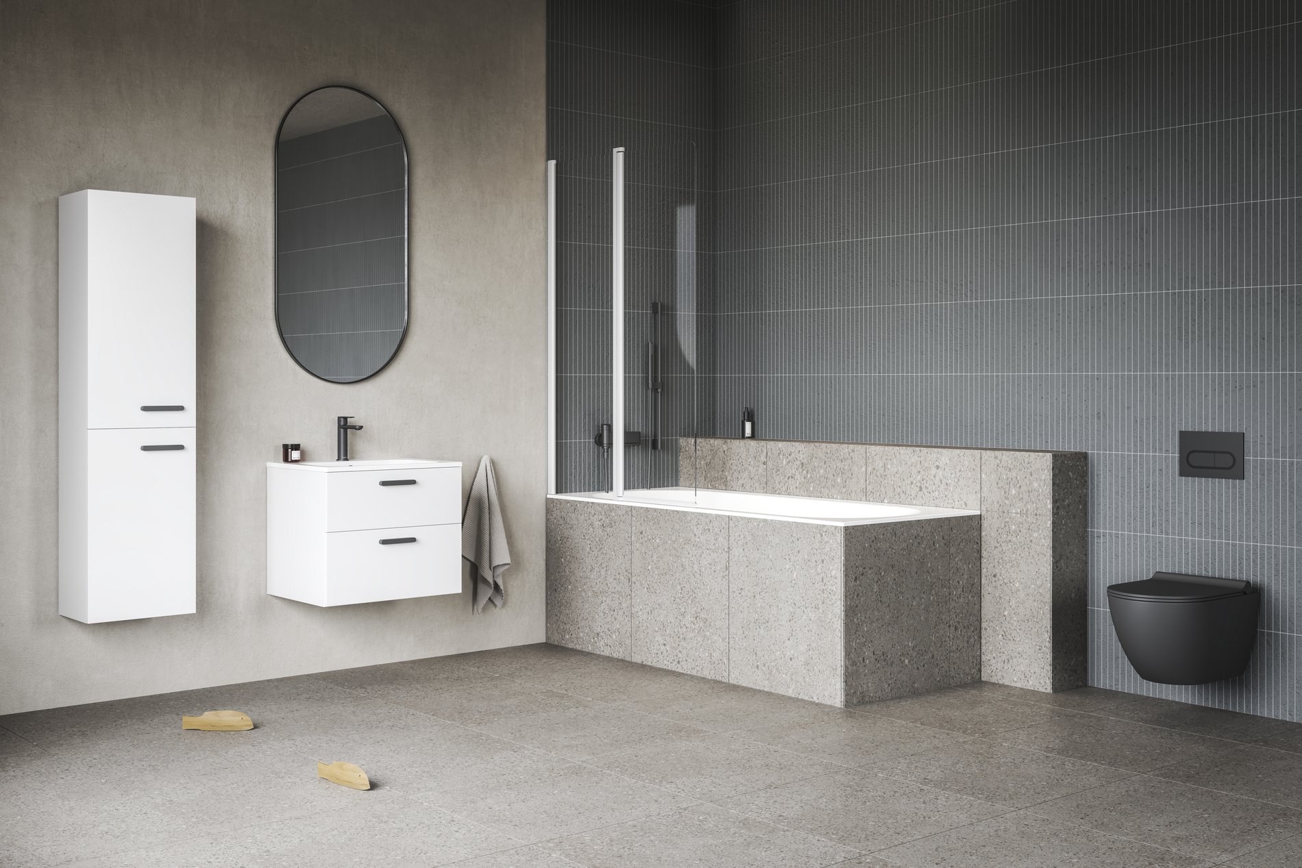 Ravak Chrome Slim kád 180x80 fehér – Téglalap alakú kádak
