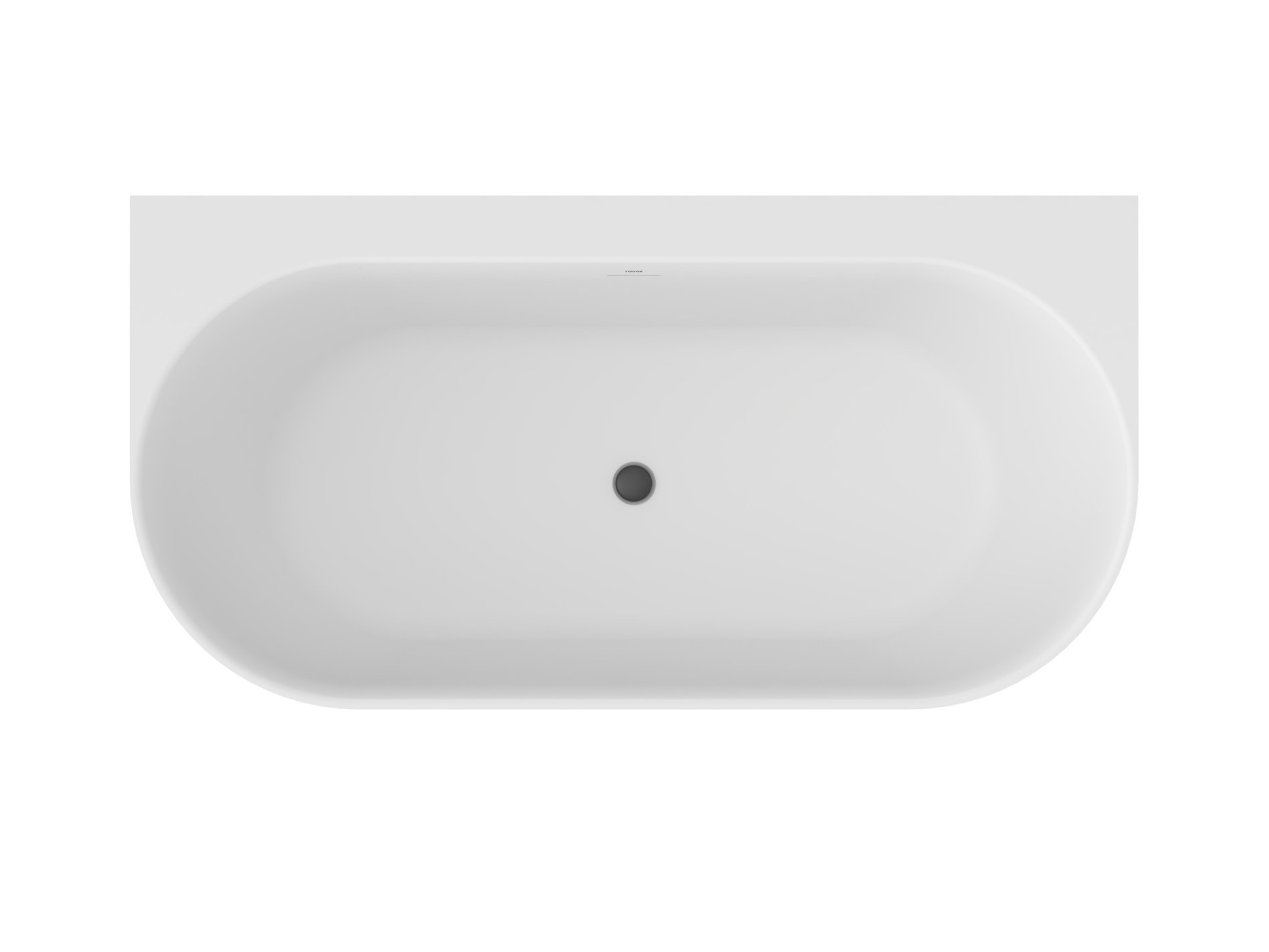 Ravak Freedom Wall Tec 170x87, akrilkád, Grey Green/fehér, fehér/fekete/króm lefolyó – Zöld, Szabadon álló kádak