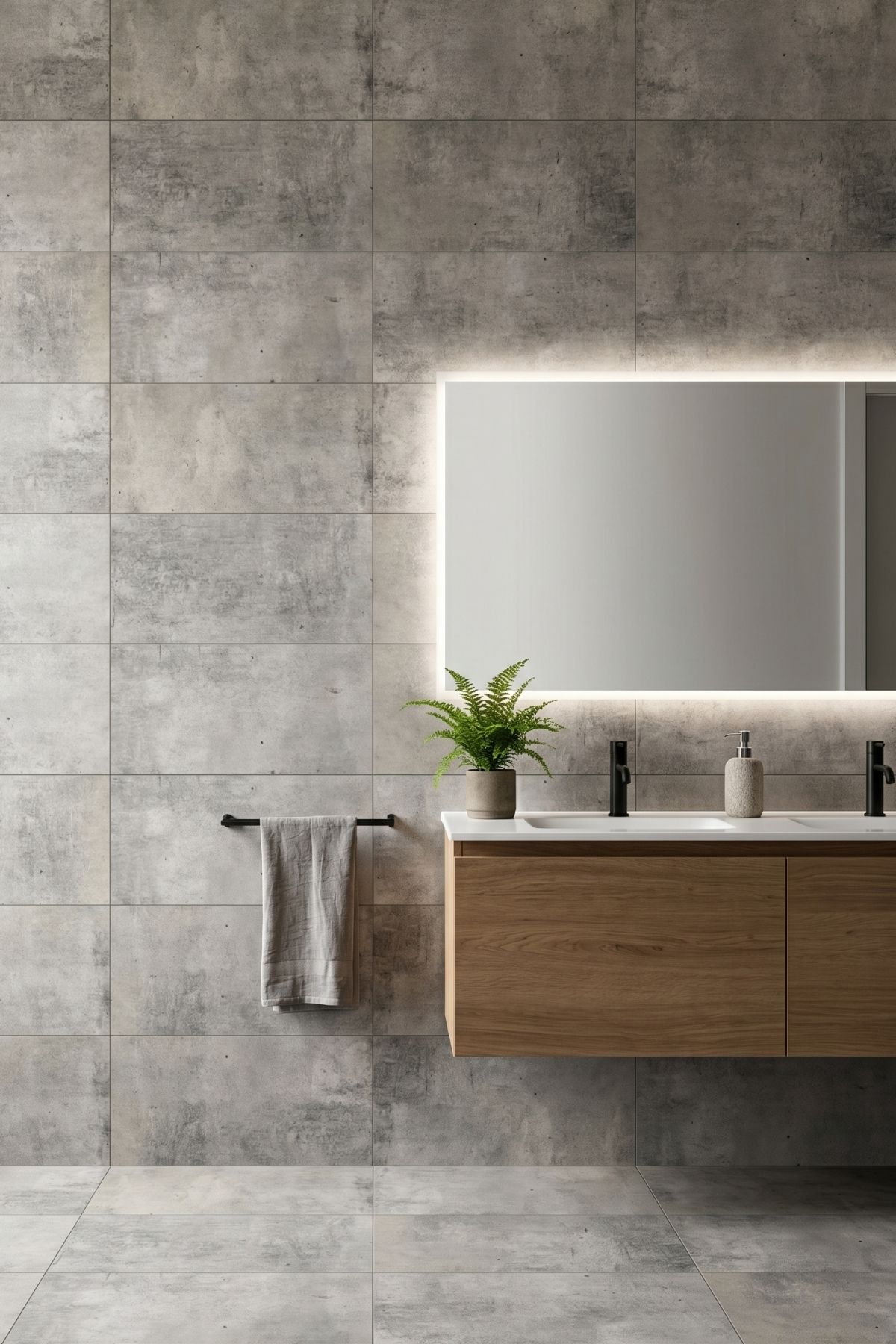 Ceramin SPC fal Casa 3mm – Szürke, SPC / Vinyl falburkolat