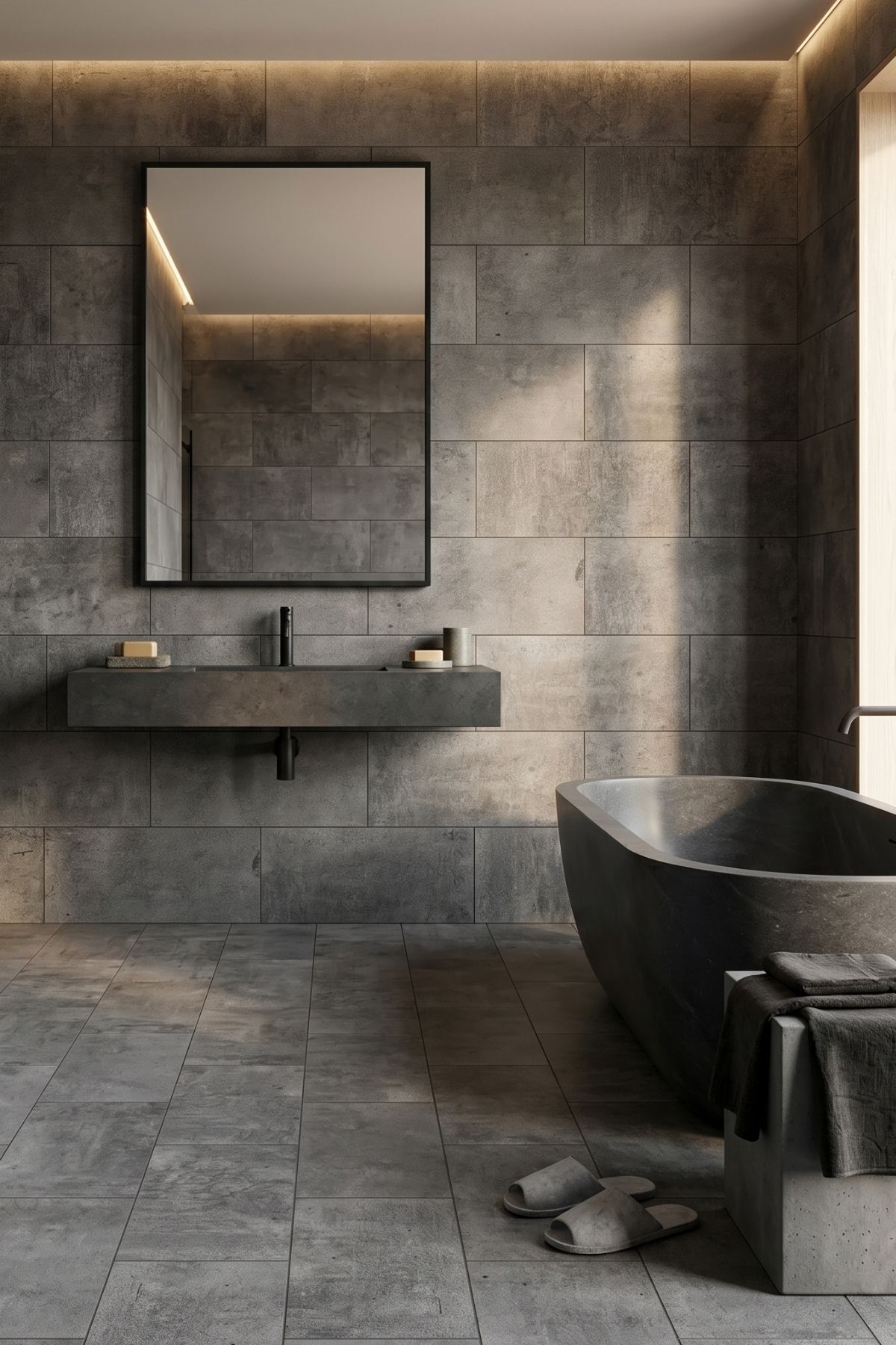 Ceramin SPC fal Repello 3mm – Sötét Szürke, SPC / Vinyl falburkolat