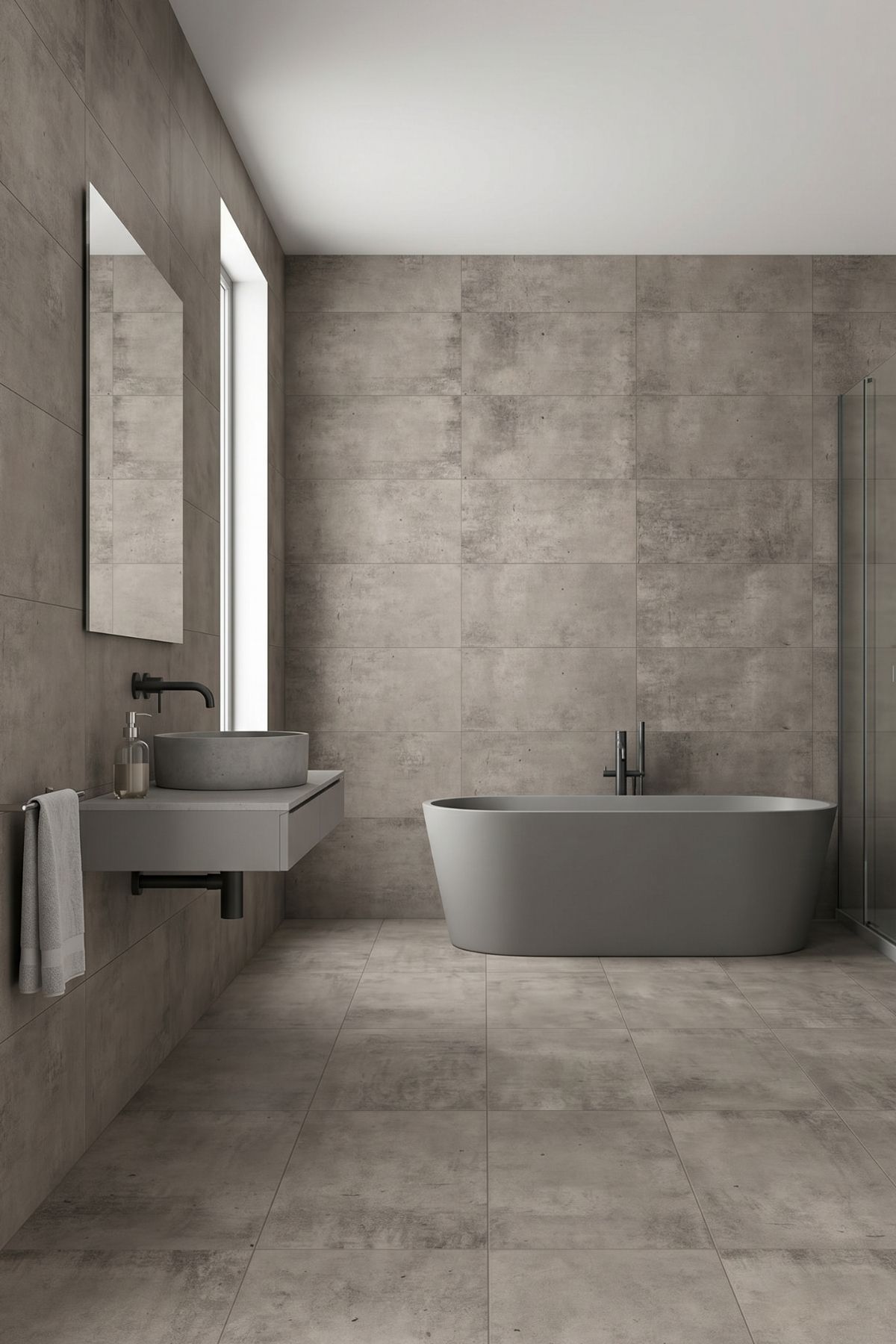 Ceramin SPC fal Prima 3mm – Szürke, SPC / Vinyl falburkolat