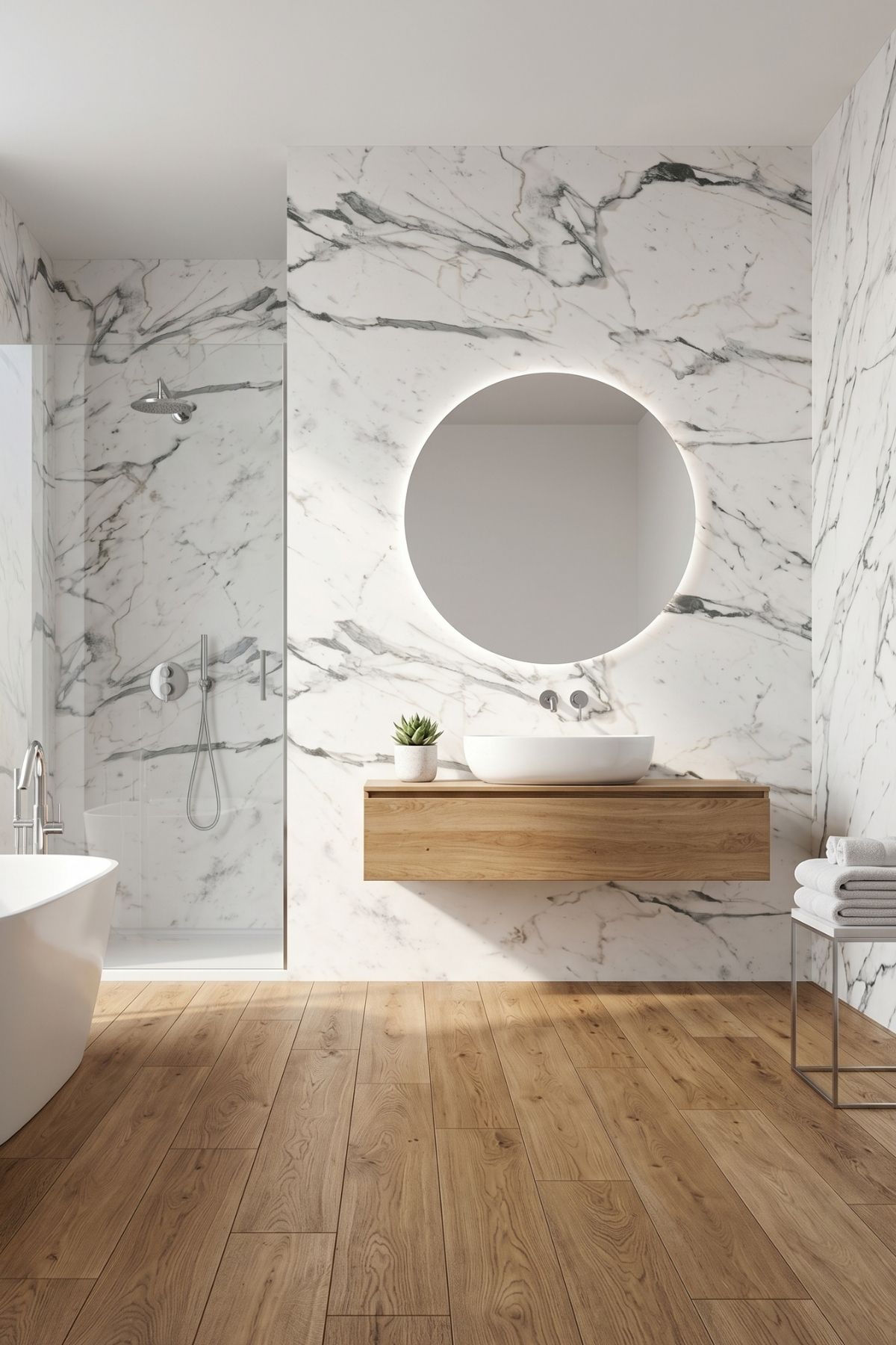 Ceramin SPC fal Carrara White 3mm