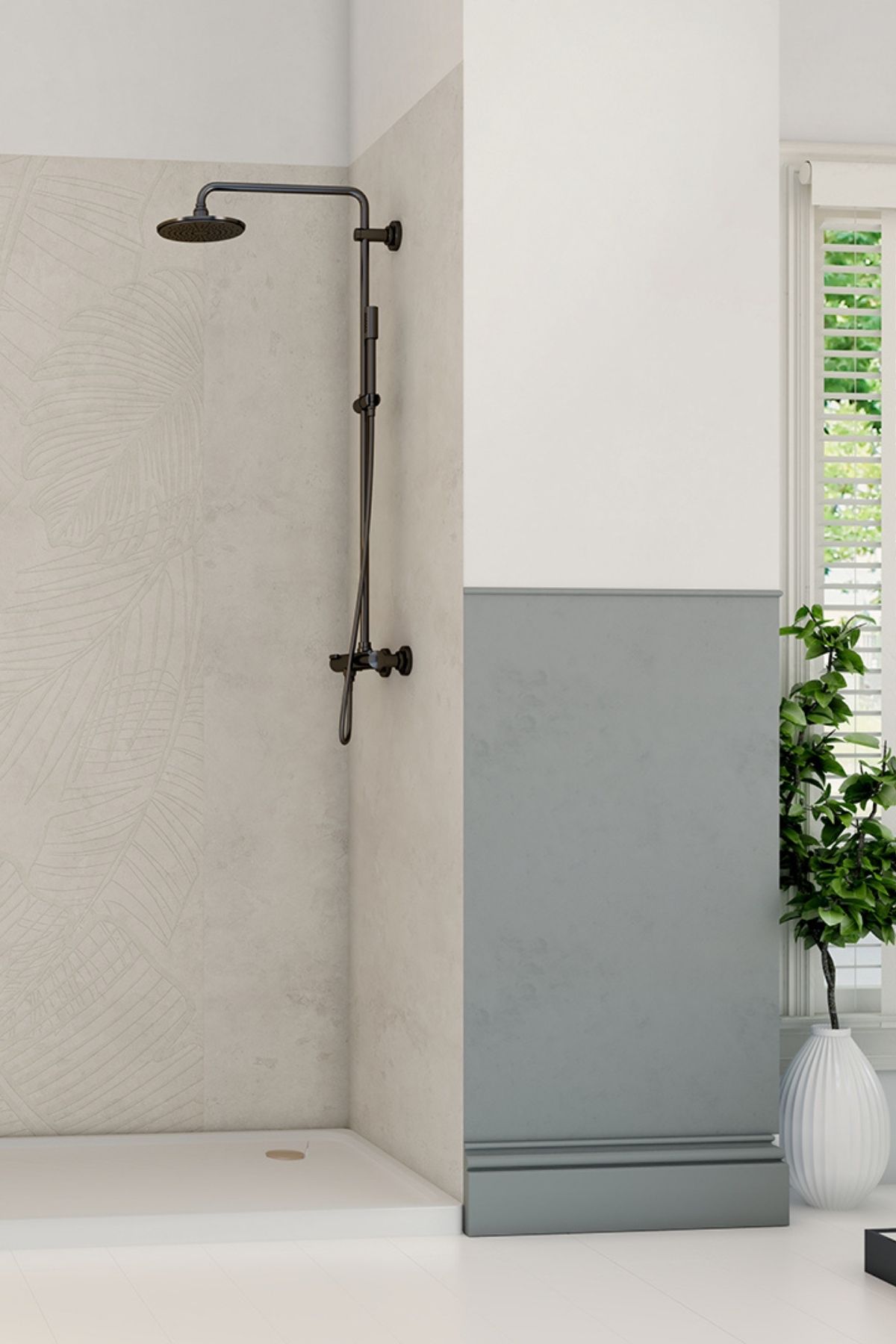 Ceramin XXL SPC fal Bagihra Stone 3mm – Szürke, SPC / Vinyl falburkolat