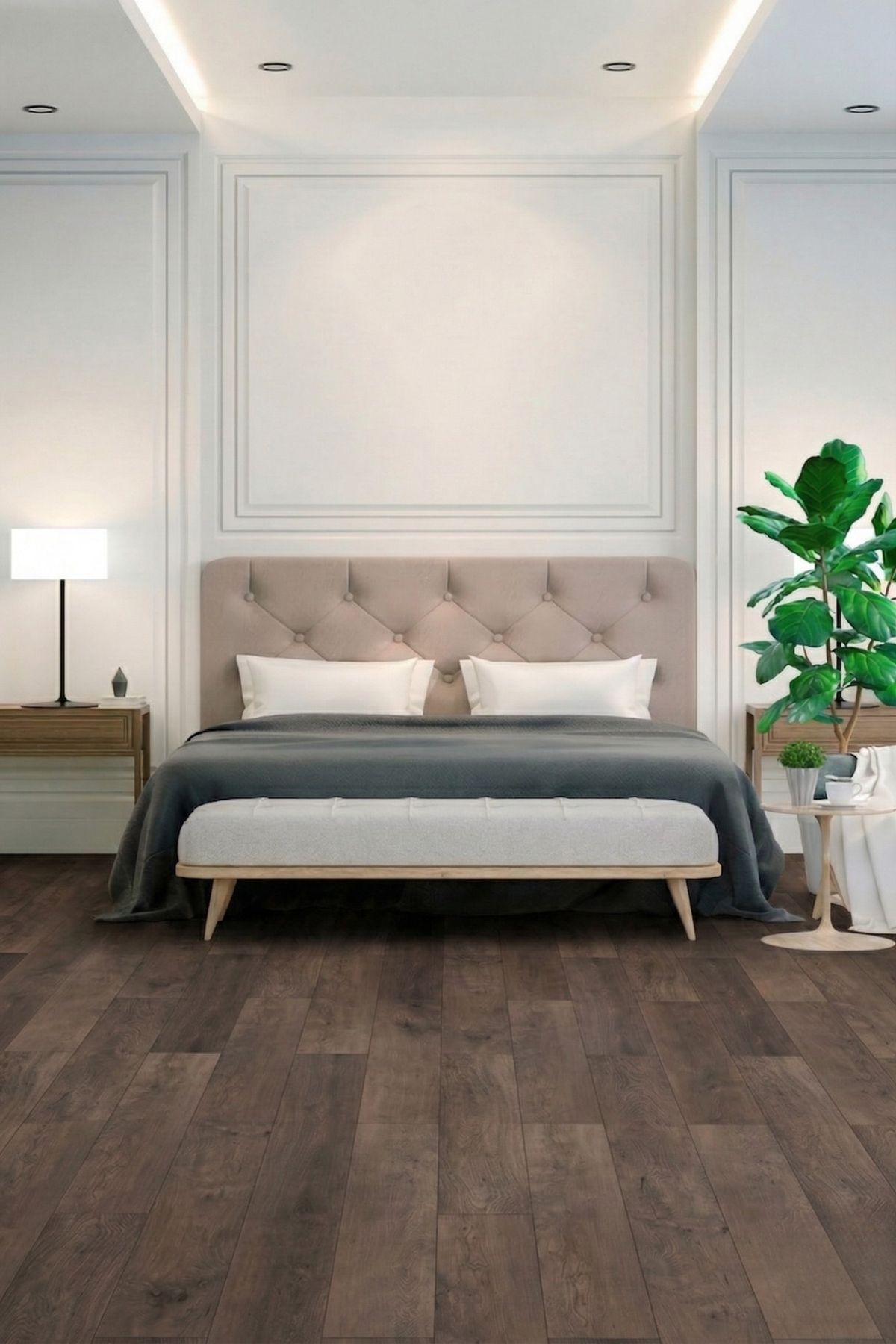 Ceramin SPC padló Sorrento 4mm – Barna, SPC / Vinyl padló