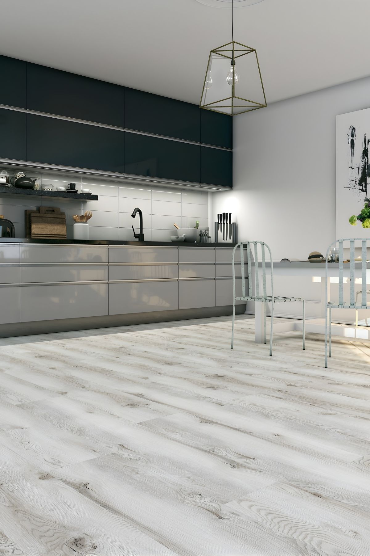 Ceramin SPC padló Hossegor 4mm – Világos Szürke, SPC / Vinyl padló