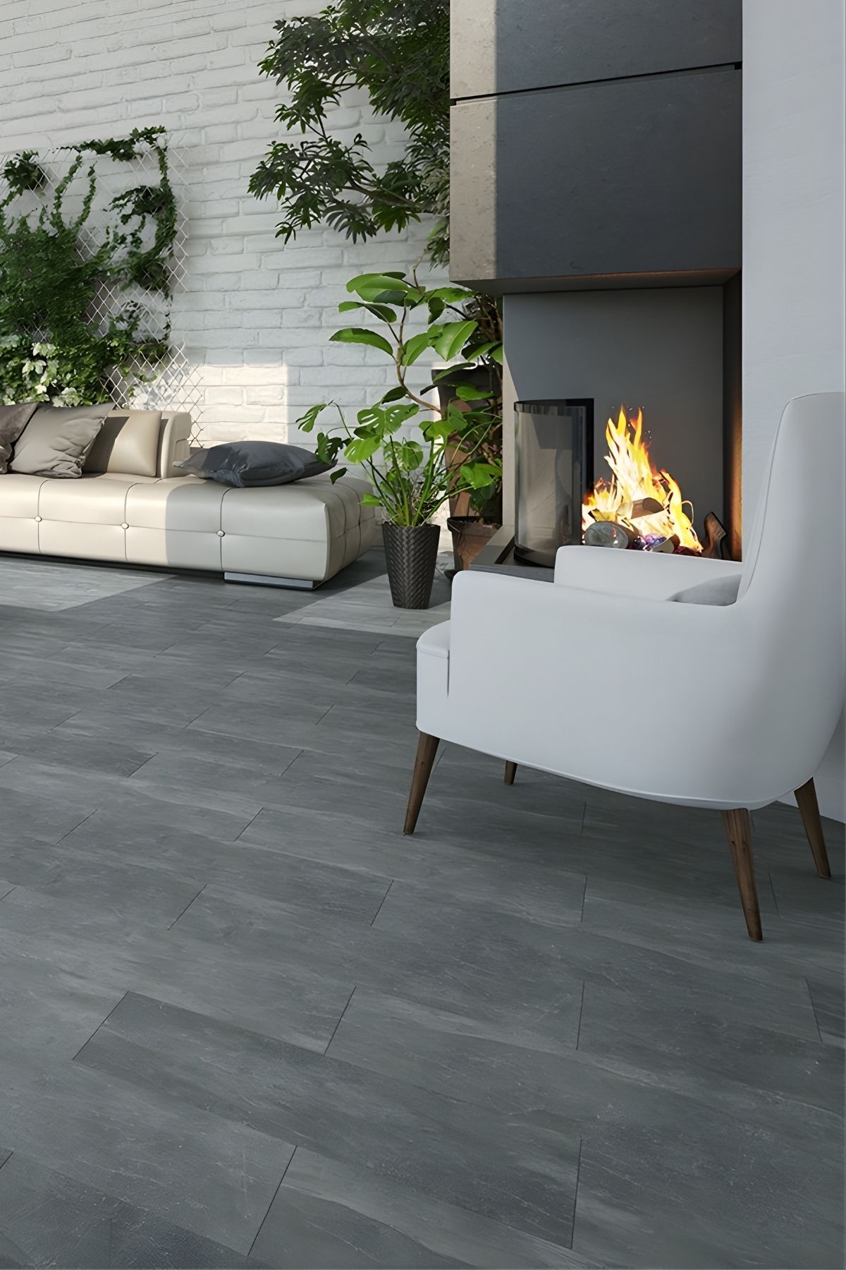 Ceramin SPC padló Sandviken 4mm – Szürke, SPC / Vinyl padló