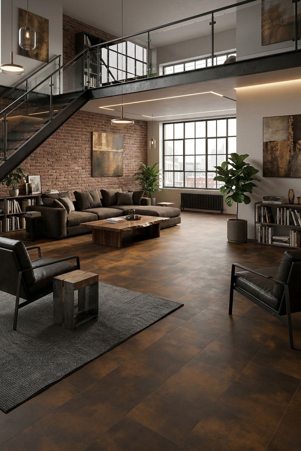 Ceramin SPC padló Halmstad 4mm – Sötét barna, SPC / Vinyl padló