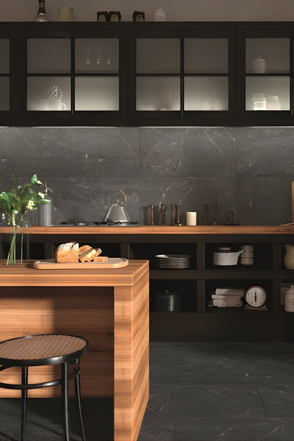 Ceramin SPC padló Drebach 4,5mm – Fekete, SPC / Vinyl padló