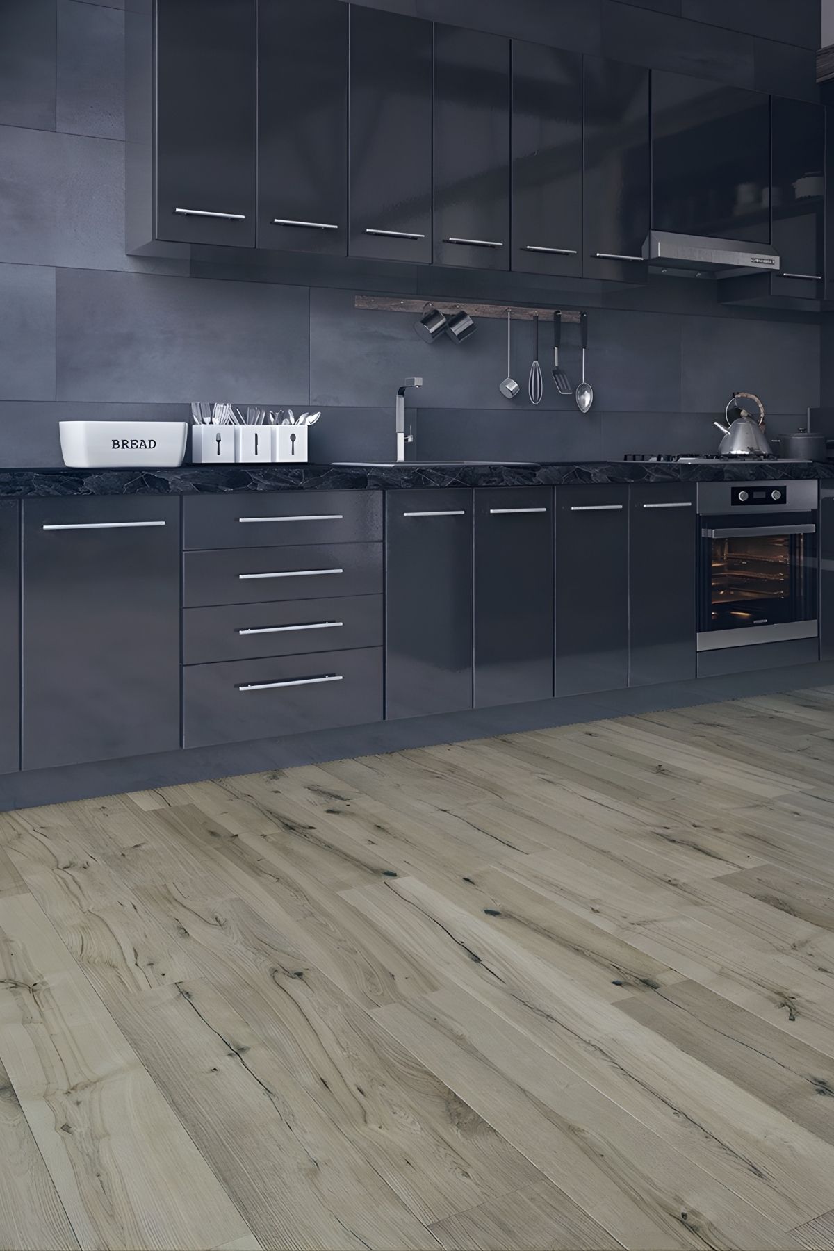 Ceramin SPC padló Vratislava 3,6mm – Sötét barna, SPC / Vinyl padló