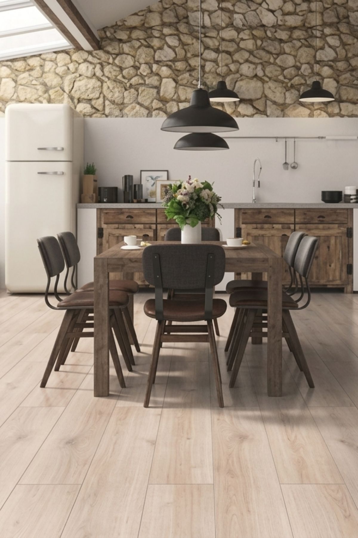 Ceramin SPC padló Mara 4mm – Bézs, SPC / Vinyl padló