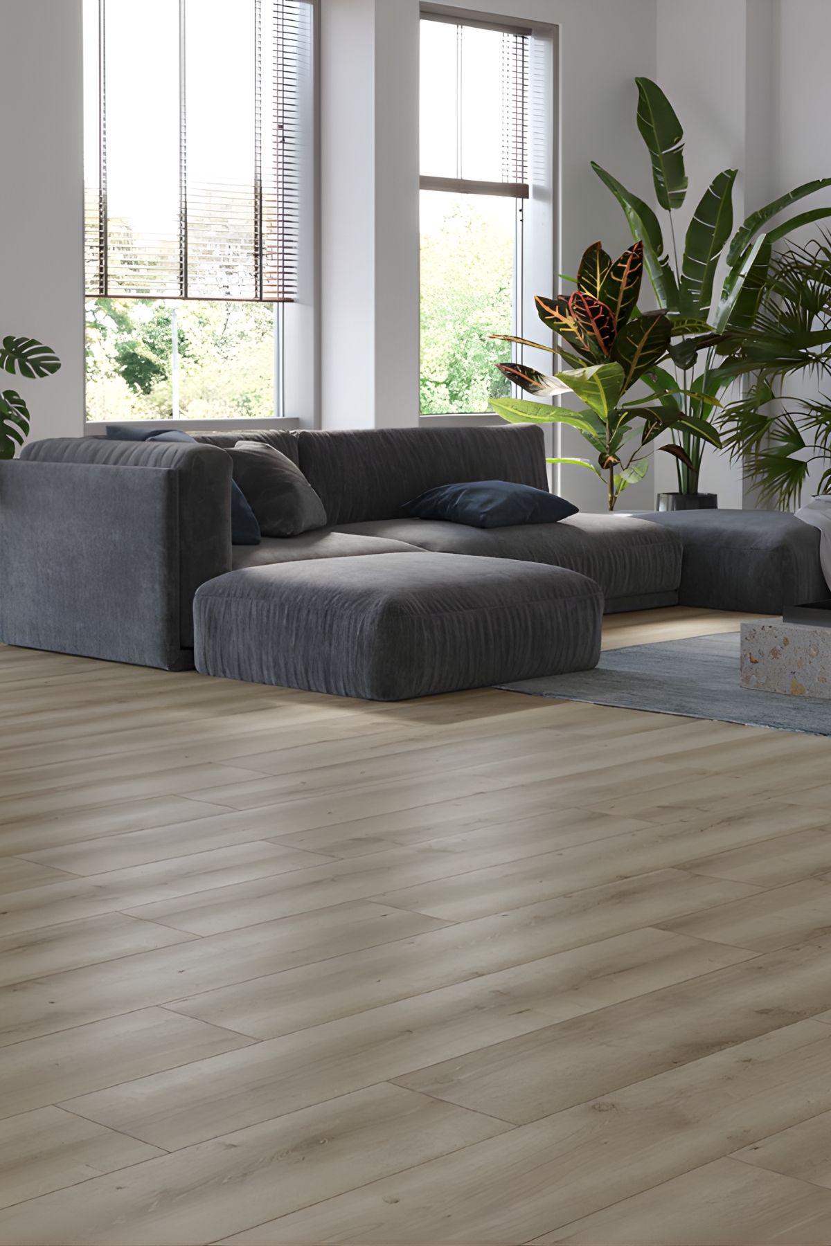 Ceramin SPC padló Hobro 5mm – Barna, SPC / Vinyl padló