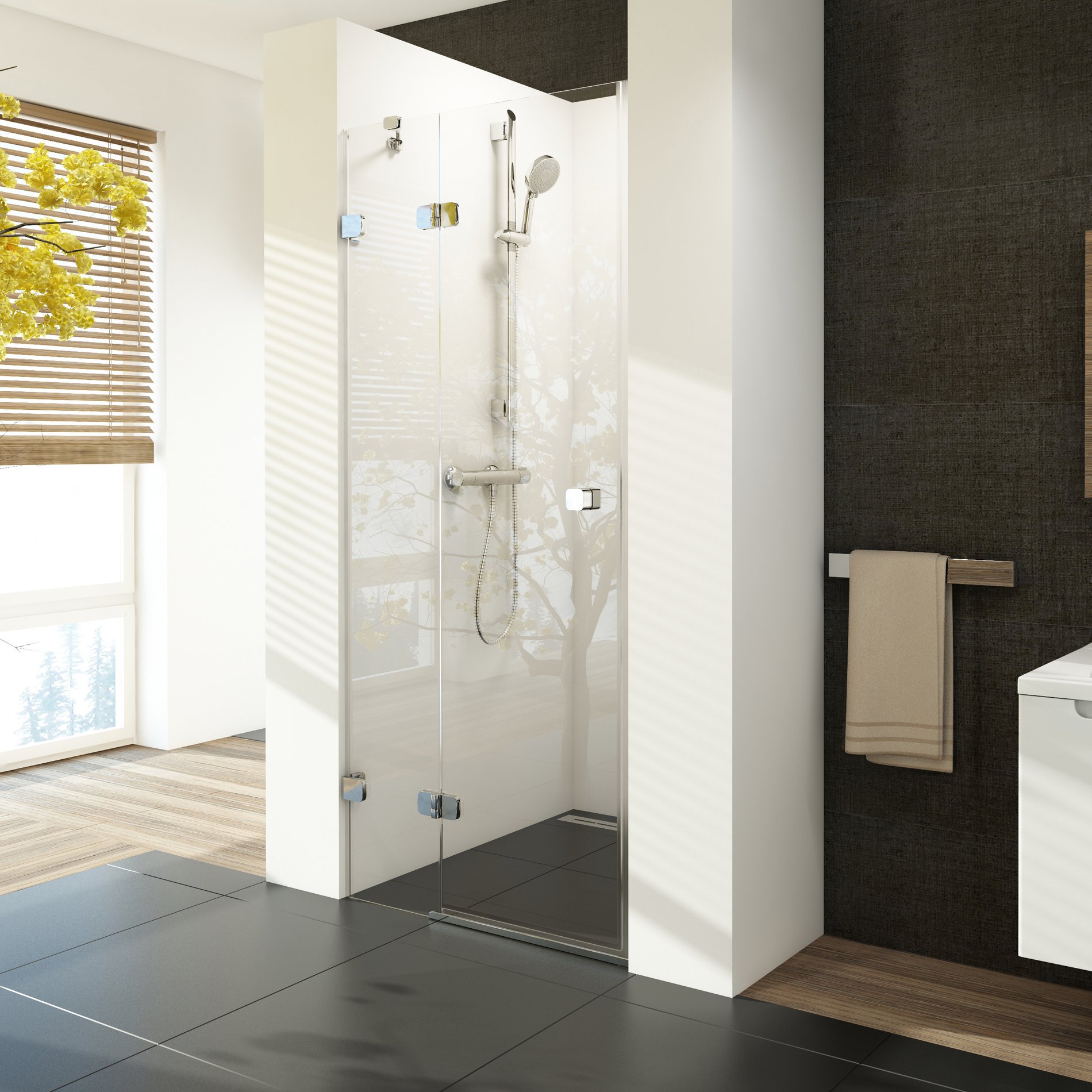 Ravak BSD2-jobb B SET 80,90 króm – Zuhanykabin kiegészítők