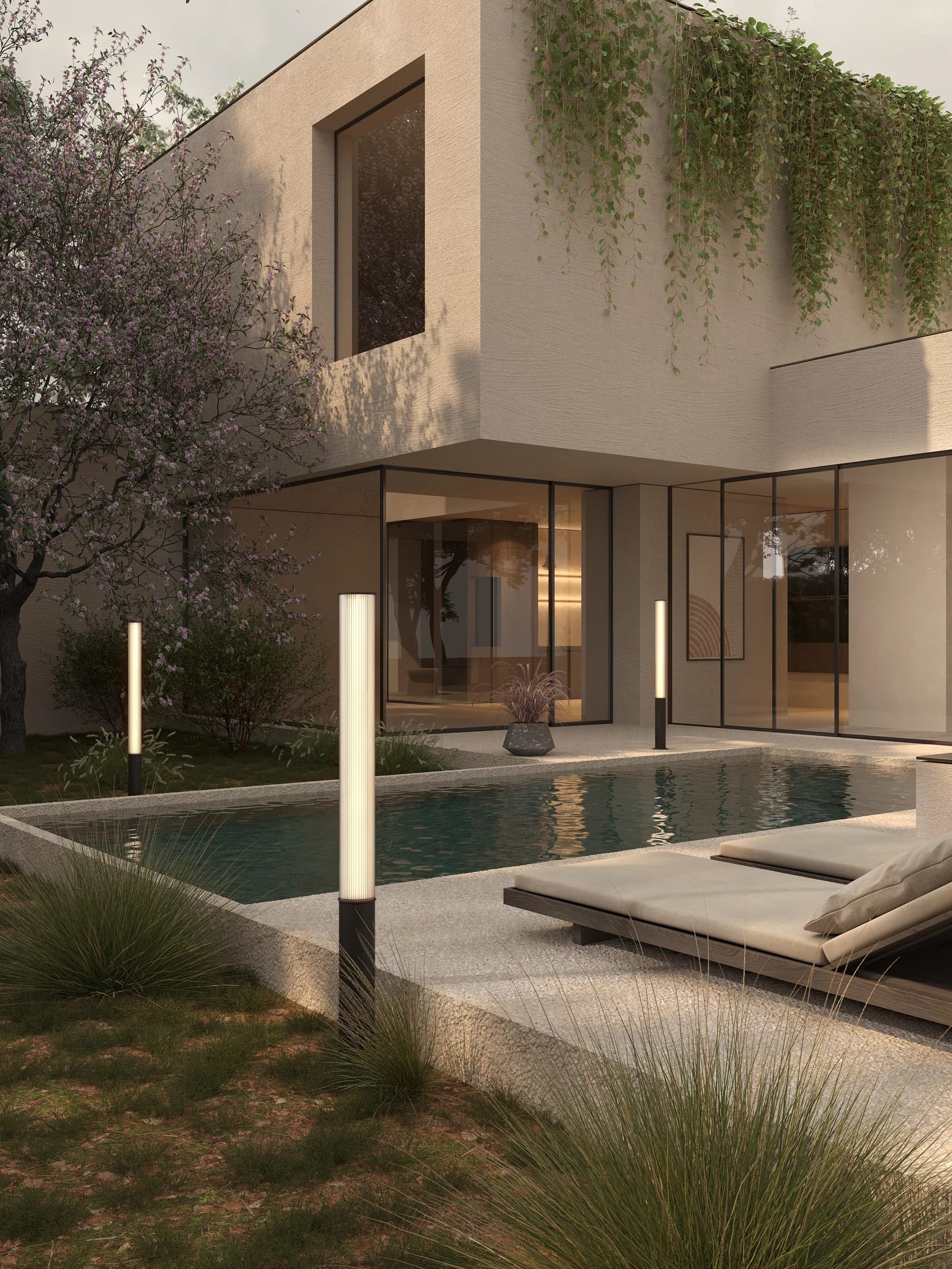 Lumion Gardenia 32W – Fekete, Állólámpa