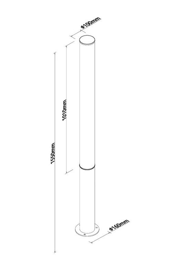 Lumion Gardenia 32W – Fekete, Állólámpa