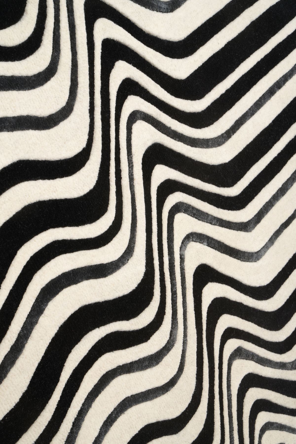 CarpetDeco Draft Black 200x300 – bézs, Kézzel készült