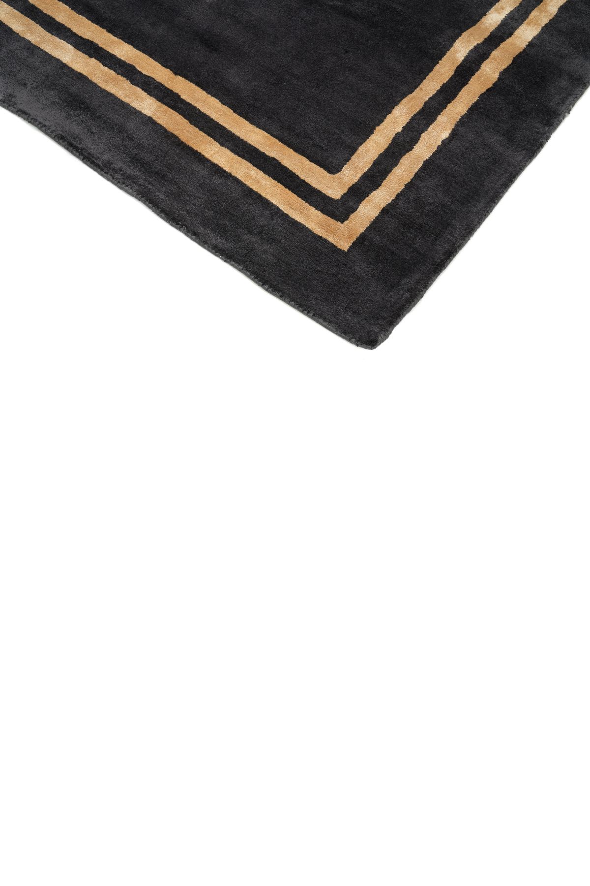 CarpetDeco Imperial Black 160x230 – fekete, Kézzel készült