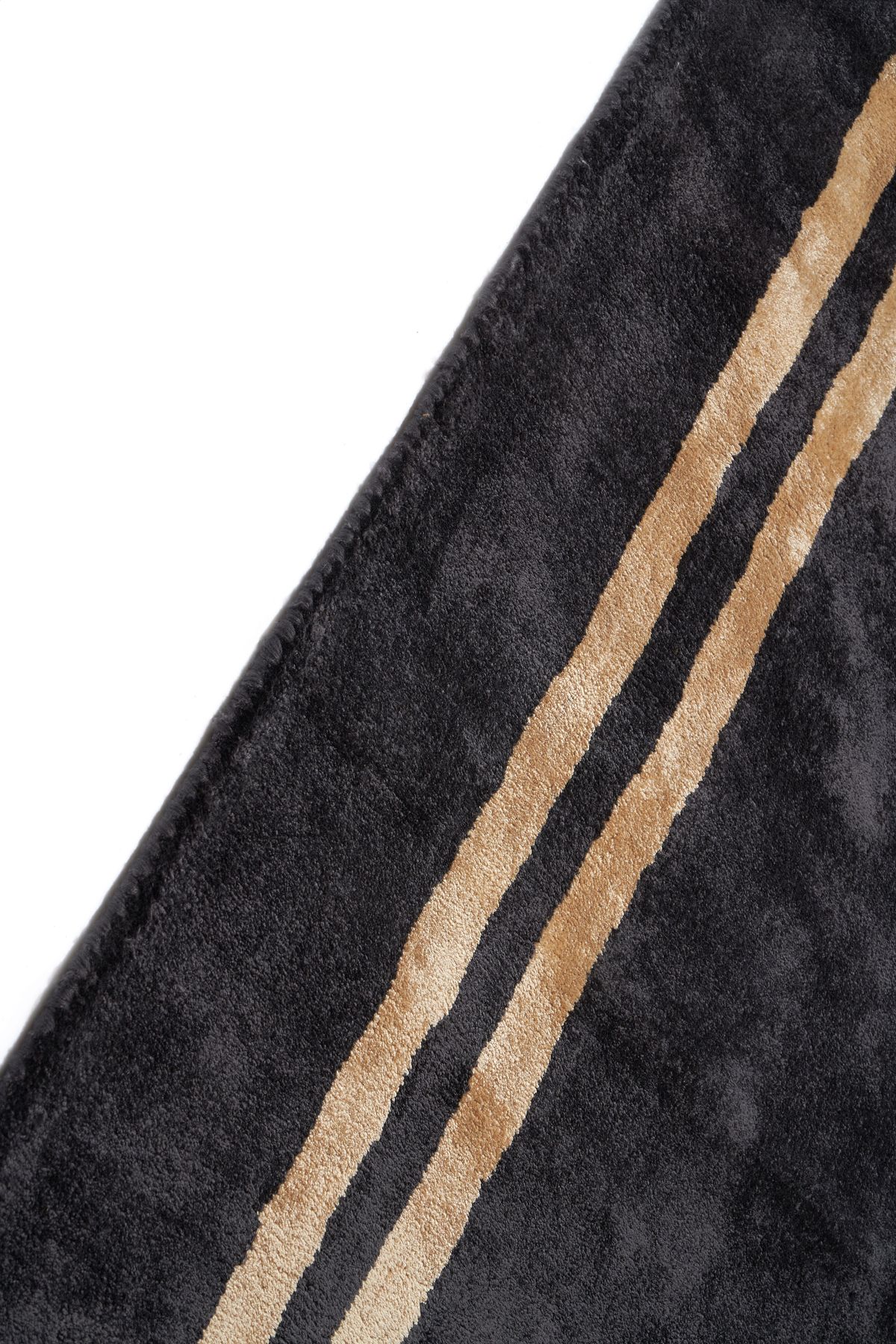 CarpetDeco Imperial Black 160x230 – fekete, Kézzel készült