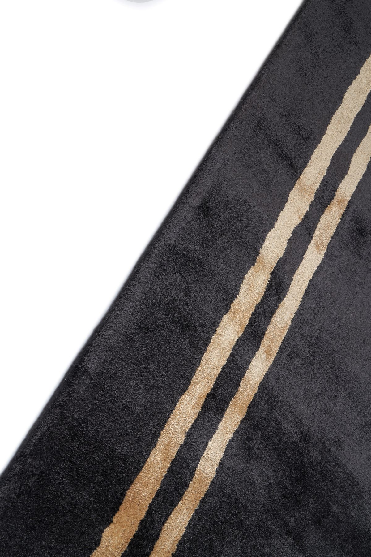 CarpetDeco Imperial Black 160x230 – fekete, Kézzel készült