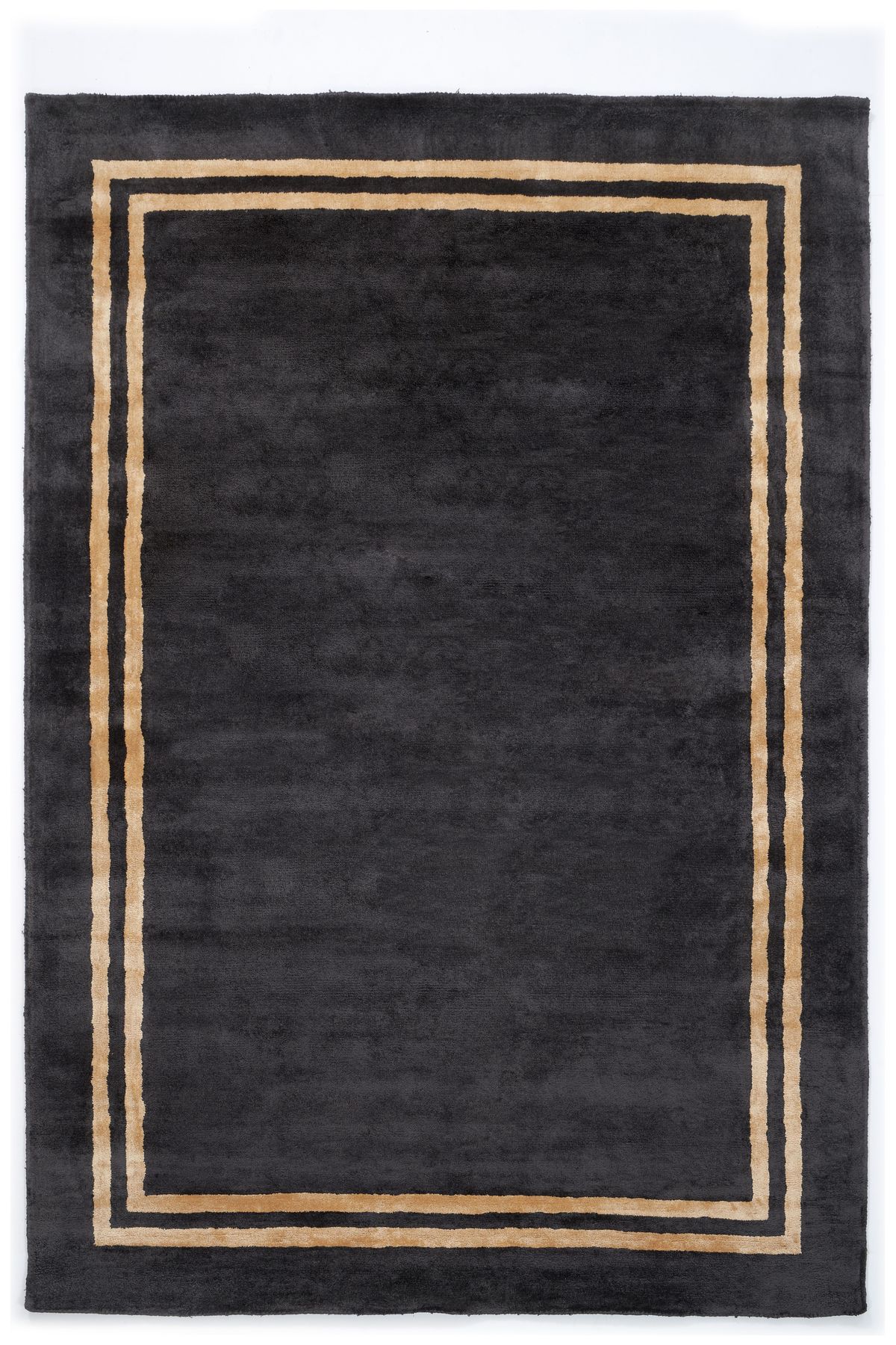 CarpetDeco Imperial Black 160x230 – fekete, Kézzel készült