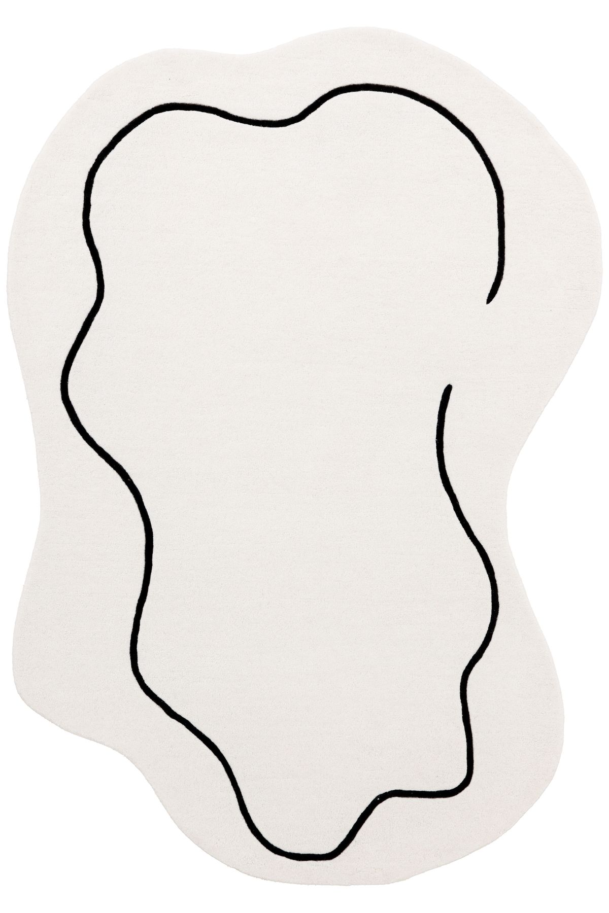 CarpetDeco Loop Ivory 160x230 – elefántcsont, Kézzel készült