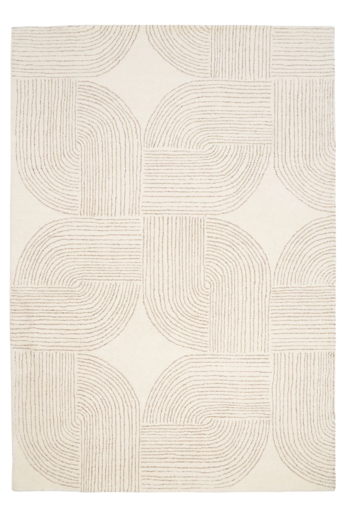 CarpetDeco Ornate Beige 160x230 – bézs, Kézzel készült