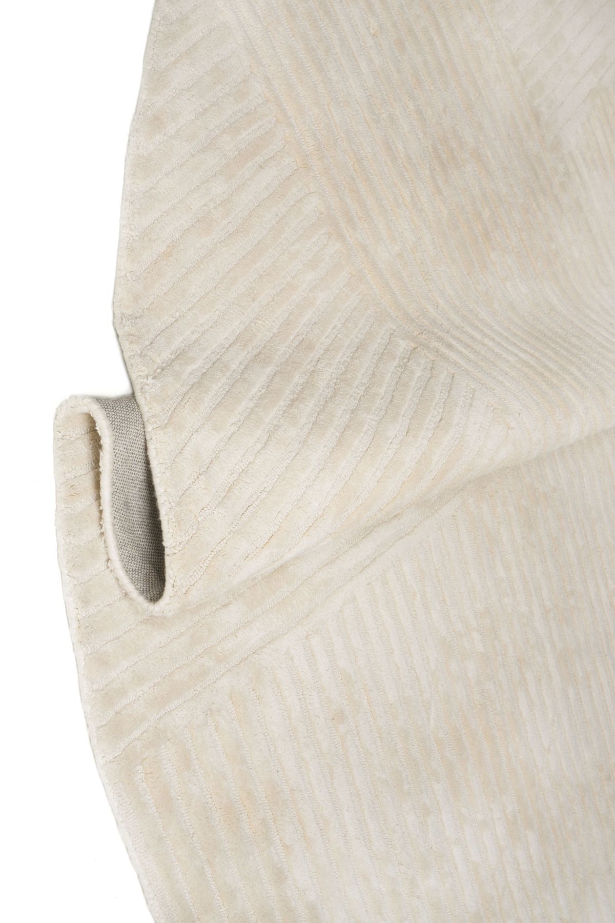 CarpetDeco Sierra Ivory Oval 160x230 – elefántcsont, Kézzel készült