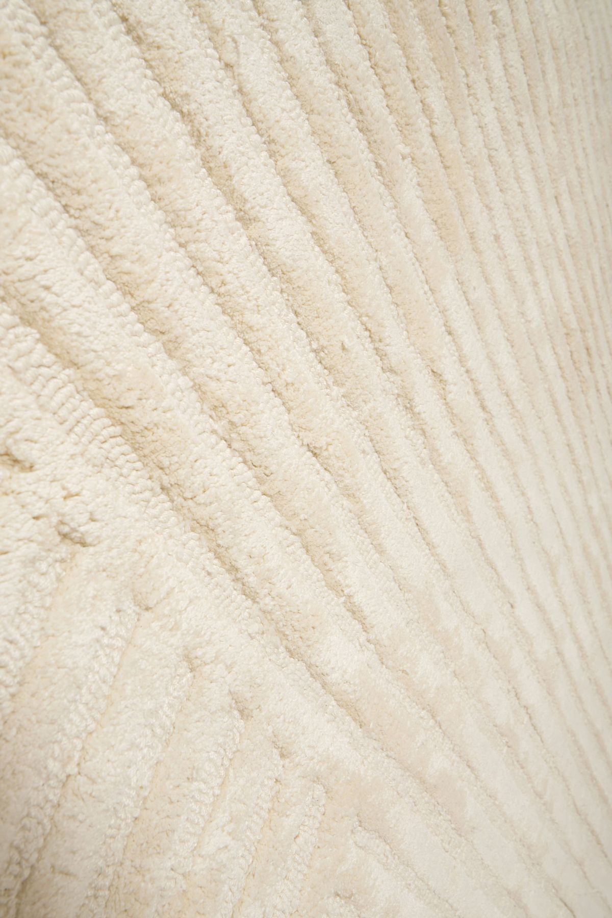 CarpetDeco Sierra Ivory Oval 200x300 – elefántcsont, Kézzel készült