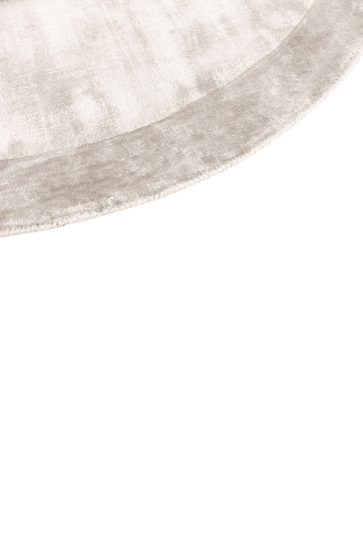 CarpetDeco Tere Silver Round 200x200 – ezüst, Kézzel készült