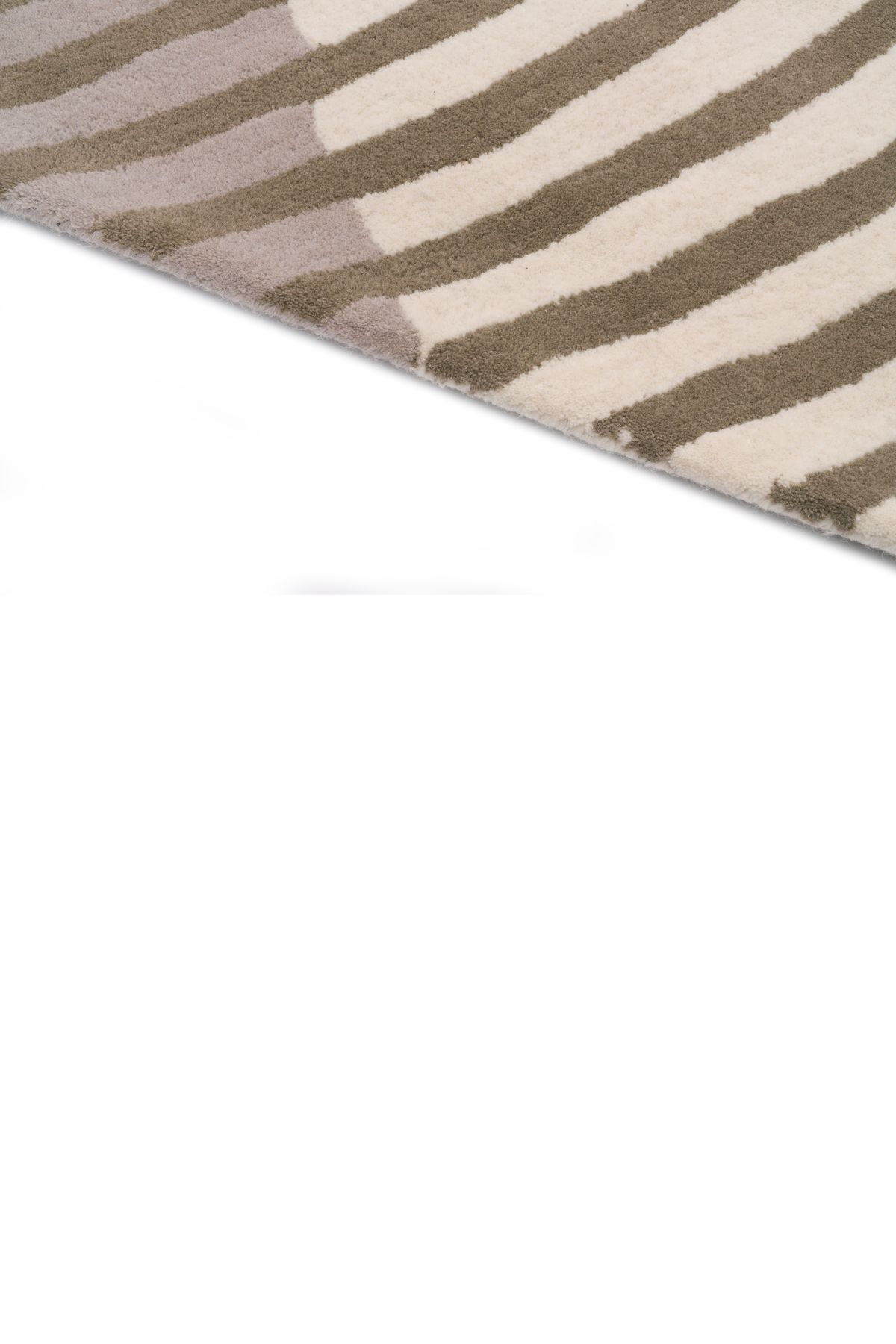 CarpetDeco Wave 200x300 – sötétbézs, Kézzel készült