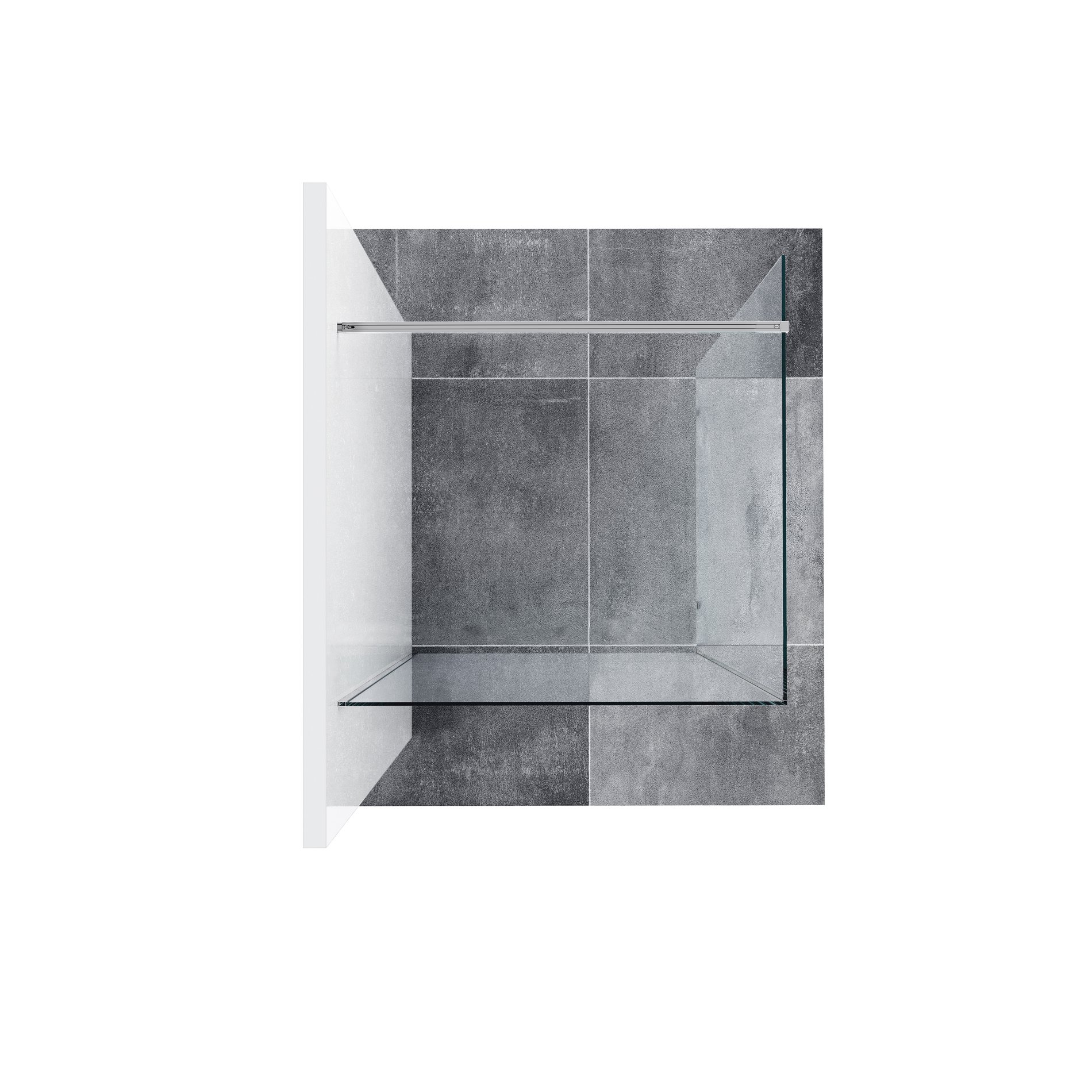 Ravak Walk-In Corner Szett 110x80, zuhanykabin krómhatású transparent – Walk-in zuhanykabinok