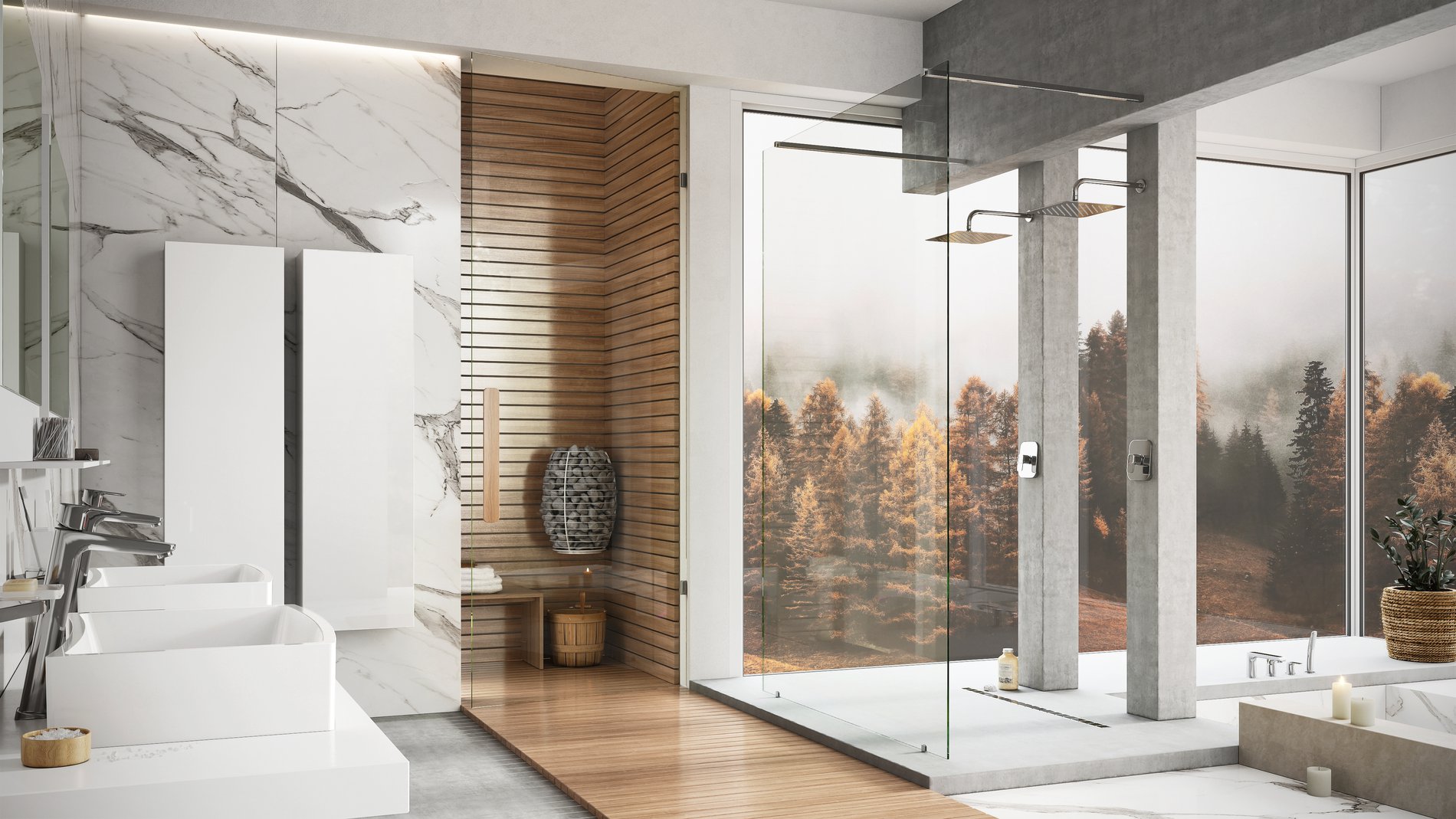 Ravak Walk-In Free Szett 140, zuhanykabin krómhatású transparent – Walk-in zuhanykabinok