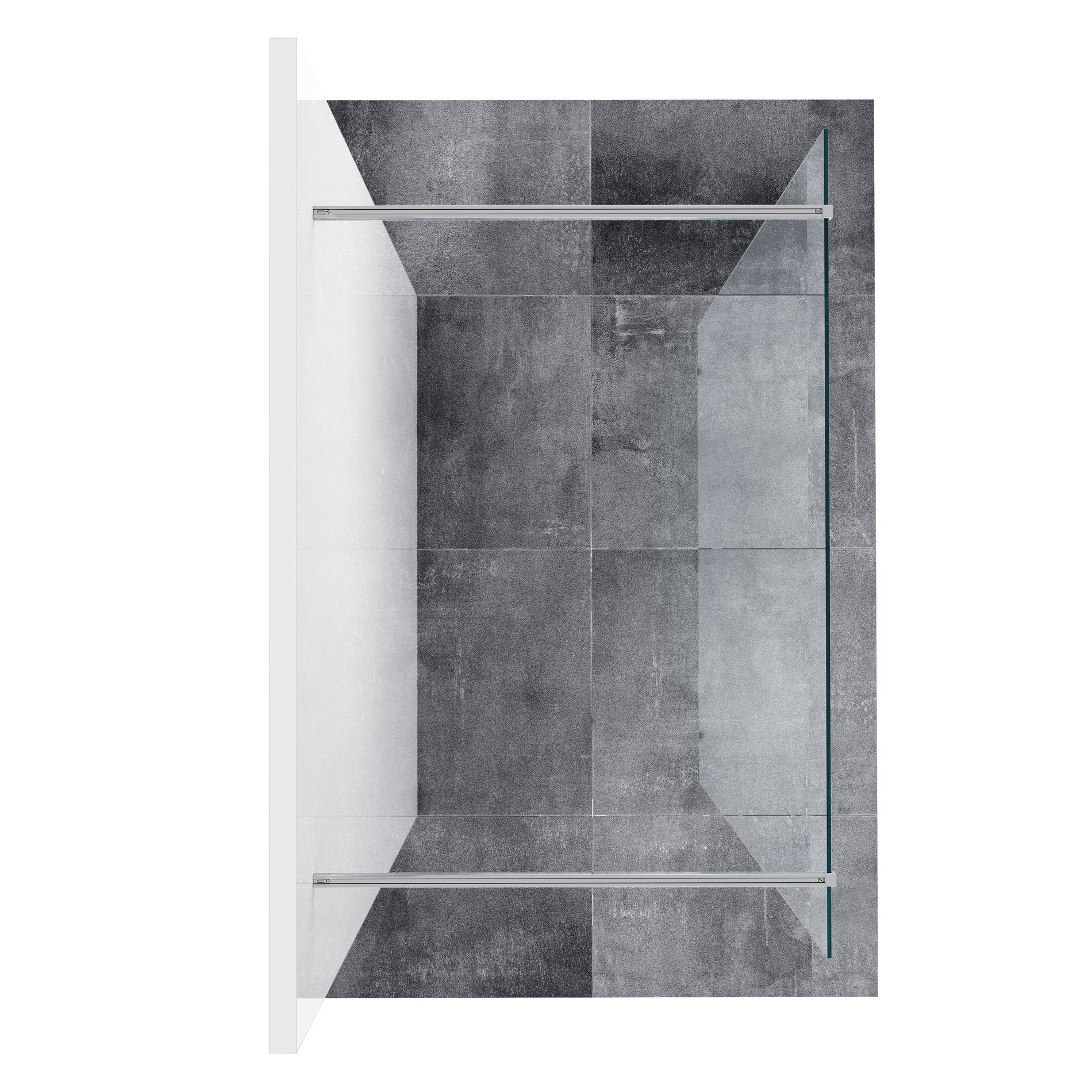 Ravak Walk-In Free Szett 140, zuhanykabin krómhatású transparent – Walk-in zuhanykabinok