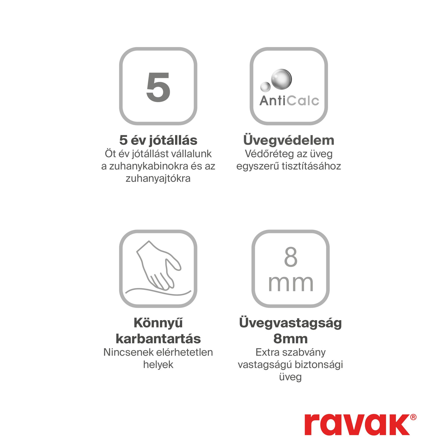 Ravak Walk-In Free Szett 140, zuhanykabin krómhatású transparent – Walk-in zuhanykabinok