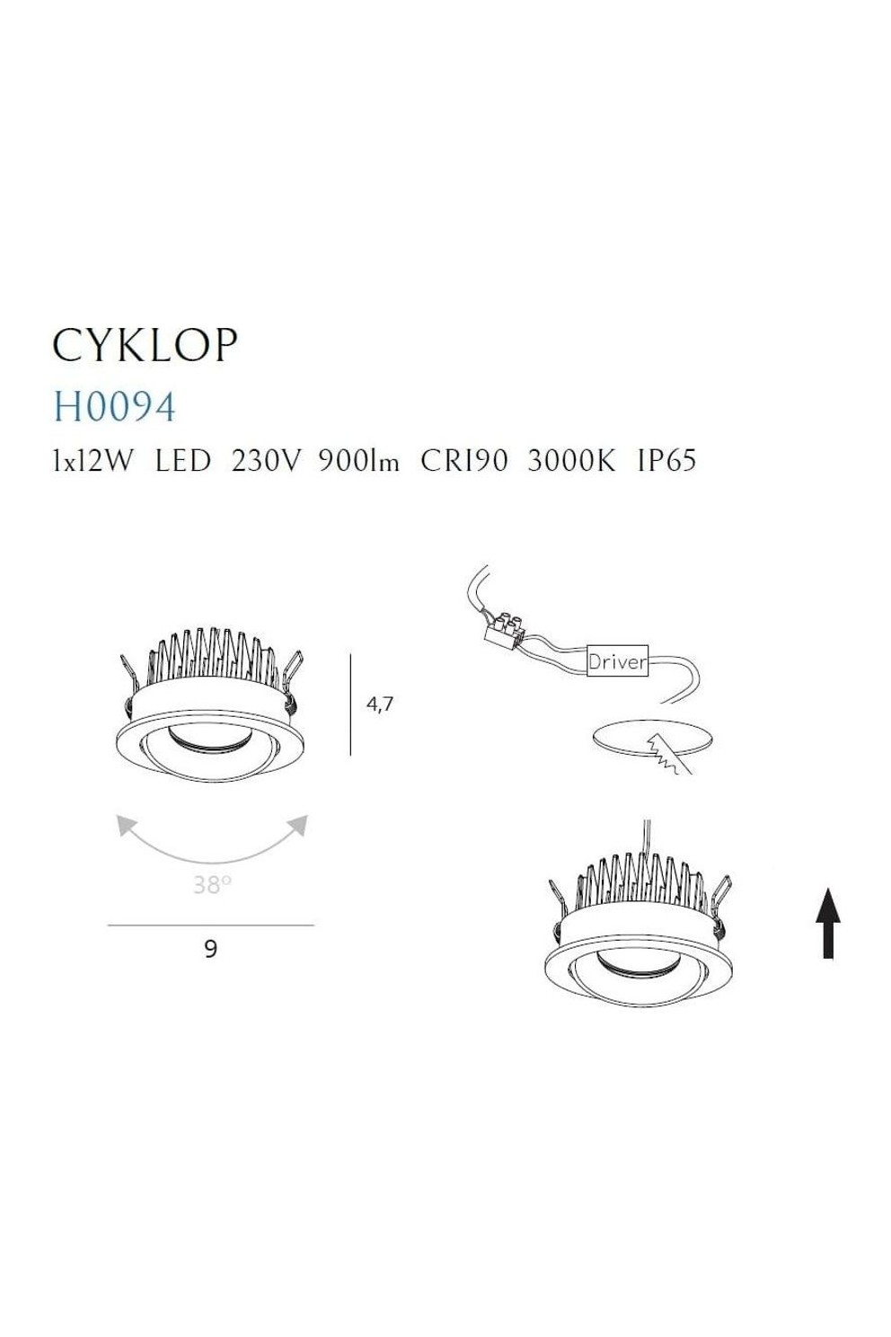 H0094 Cyklop 4000K